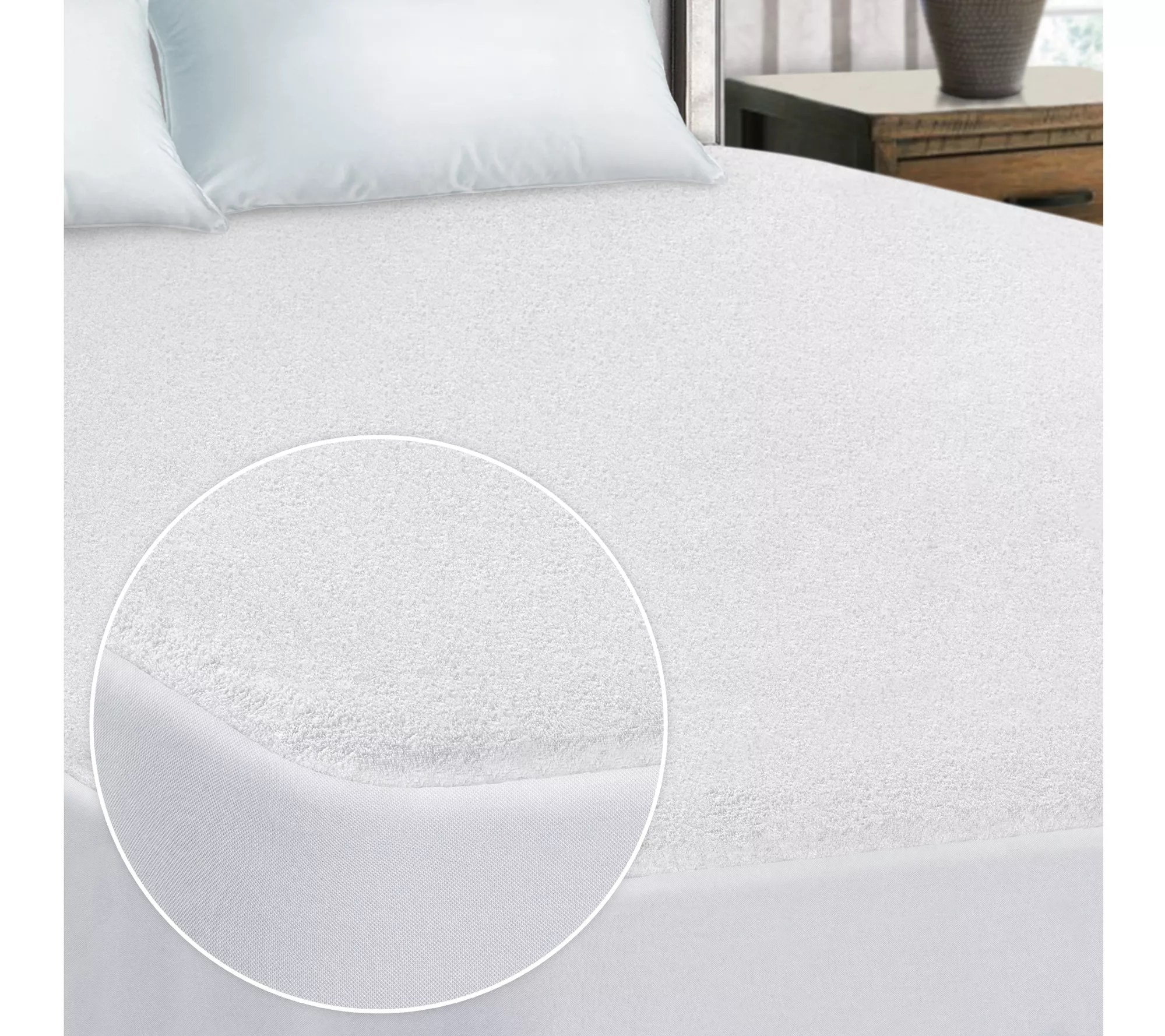Superior Waterproof Cotton Mattress Protector, Twin XL