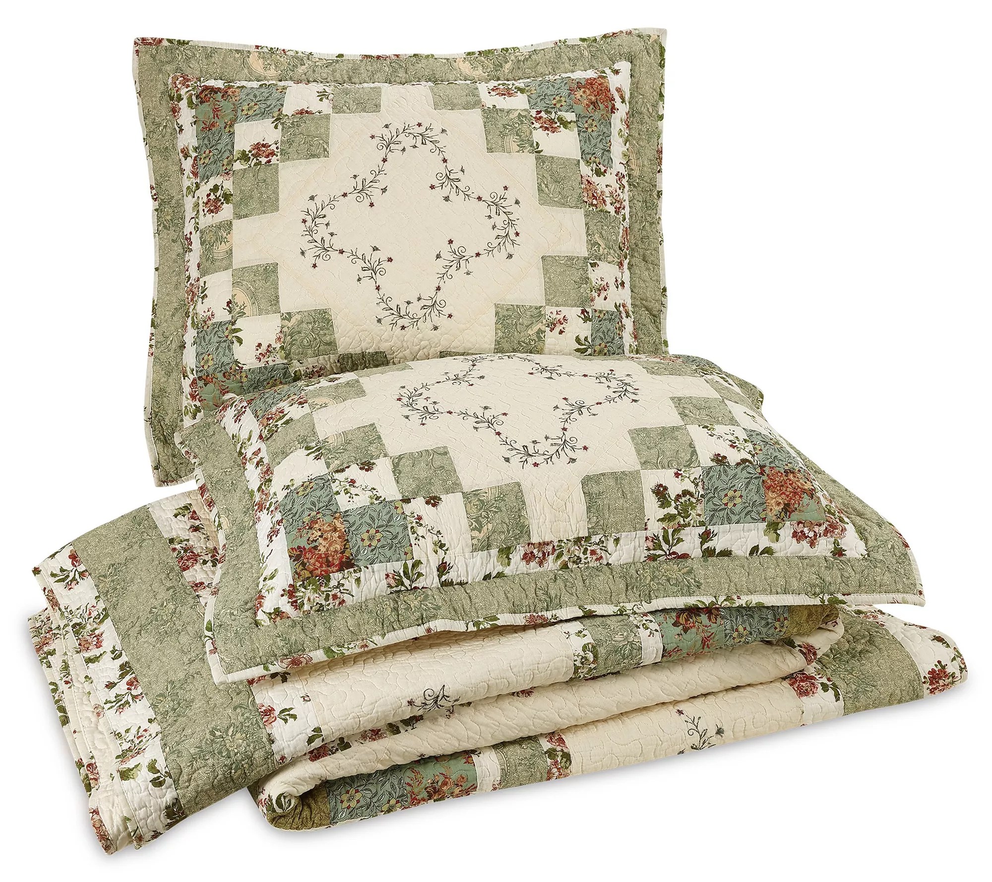 Modern Heirloom Olivia 3Piece King Quilt Set