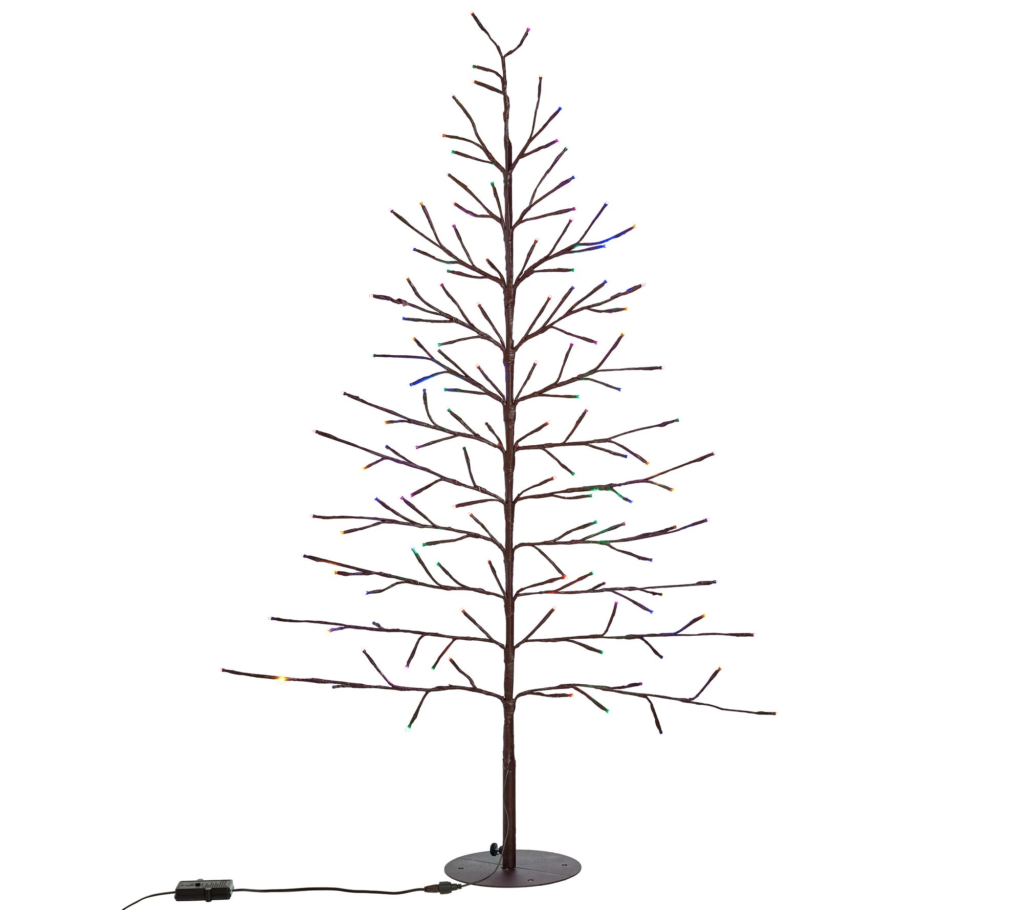 Santa's Best Indoor/Outdoor 50" Poseable Tree with 10 Light Functions