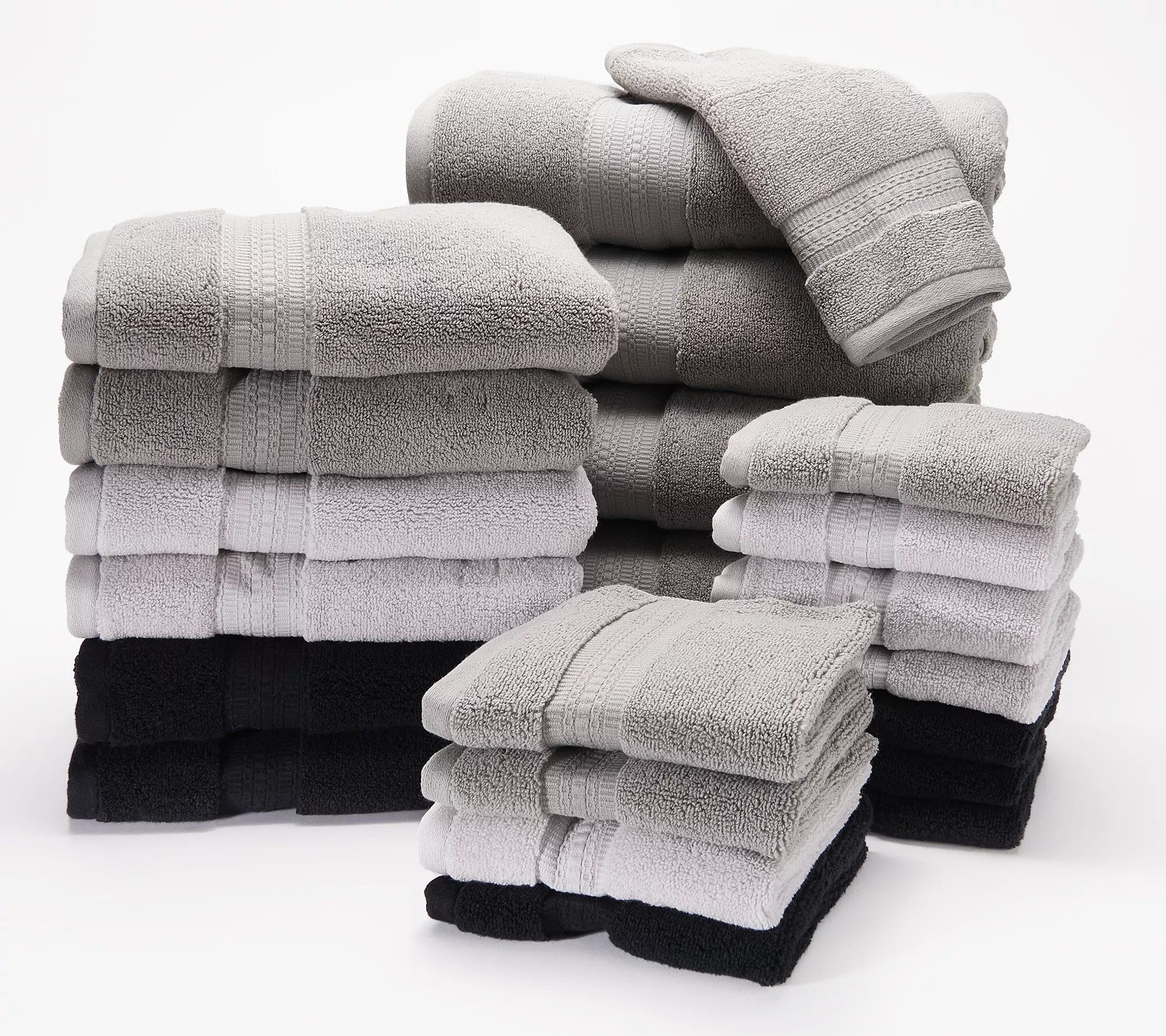 Northern Nights 100 Cotton Wash Cloth or Bath Towel Set