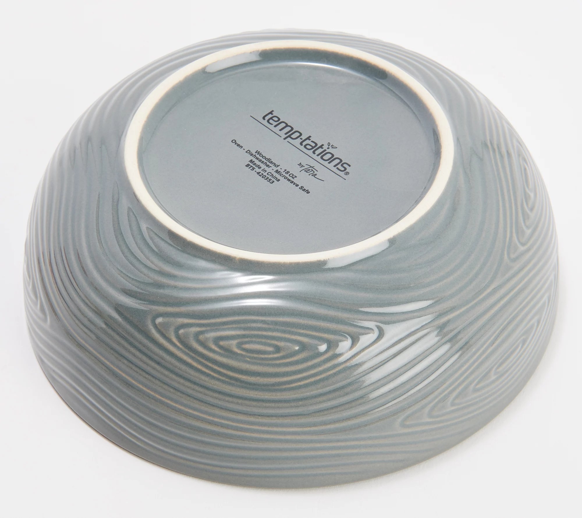 Temptations Woodland Set of (4) 18oz Pasta Bowls