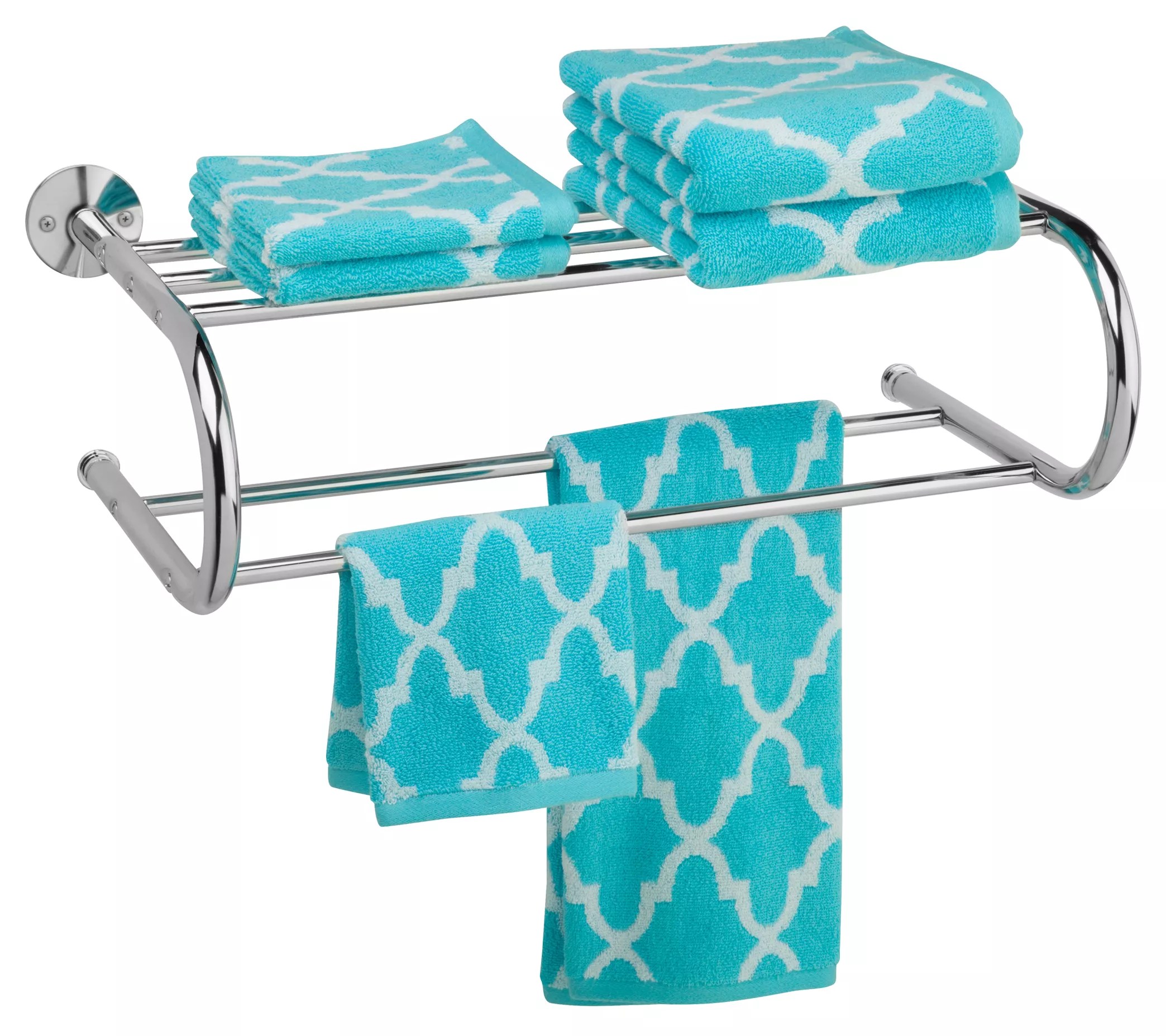 HoneyCanDo Wall Mount Towel Rack