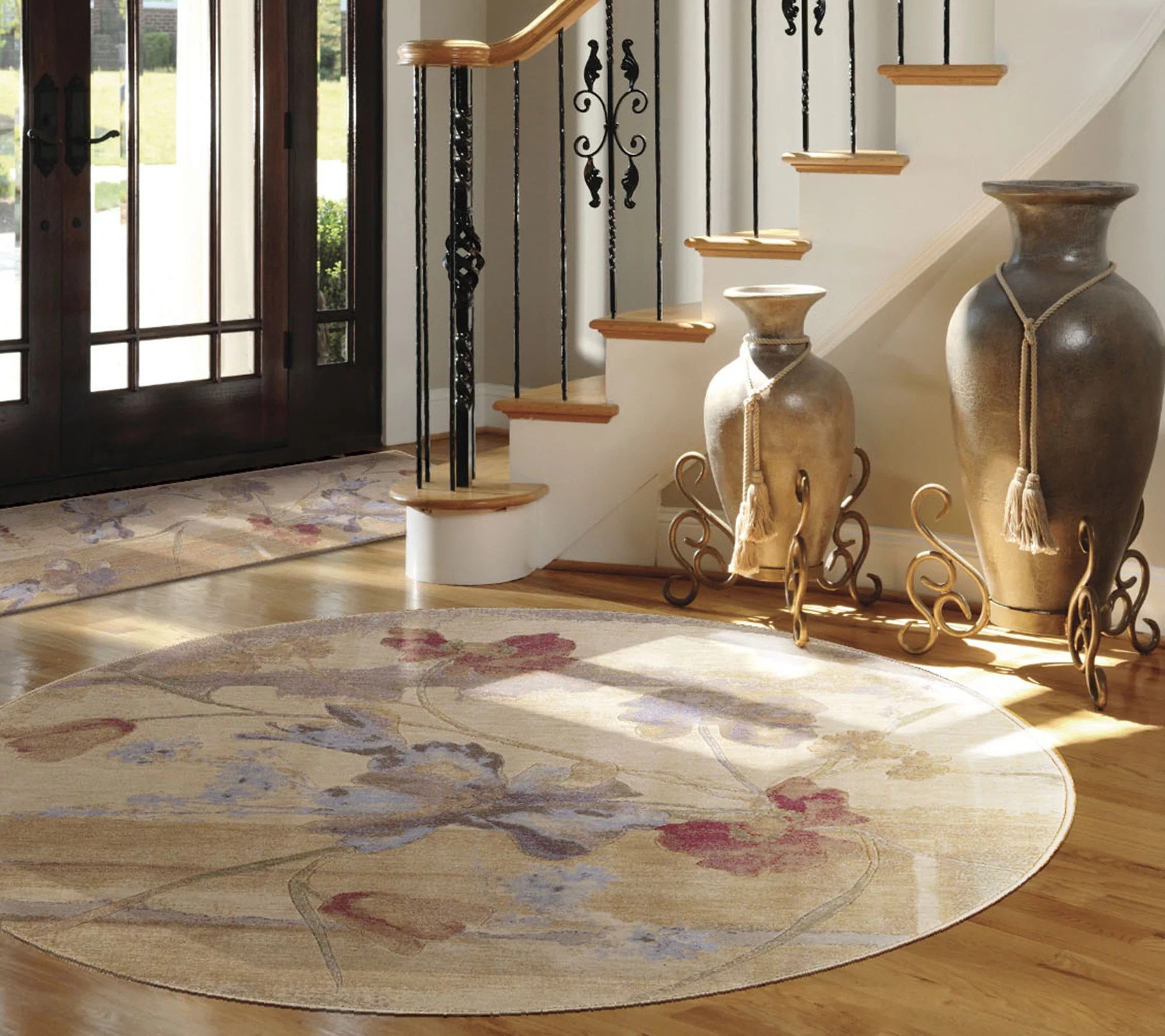 Somerset Contemporary 5'6" x 5'6" Rug by Nourison