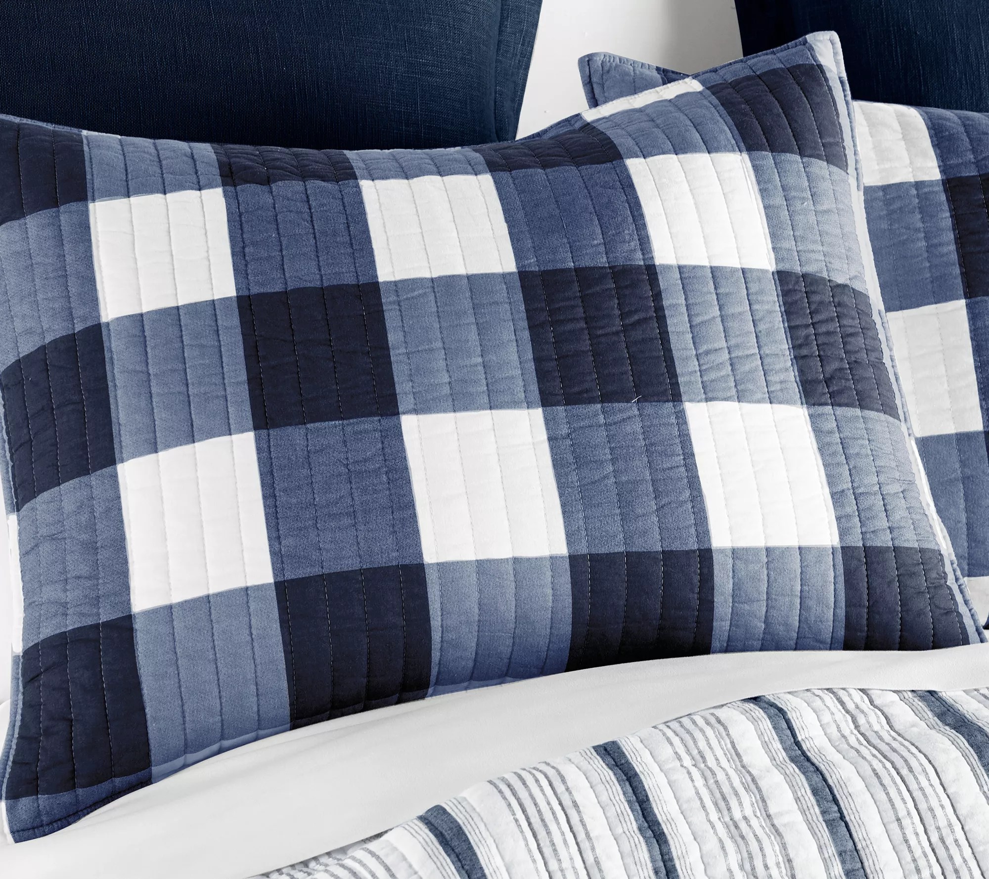 Levtex Home Camden Check 2Piece Twin/Twin XL Quilt Set