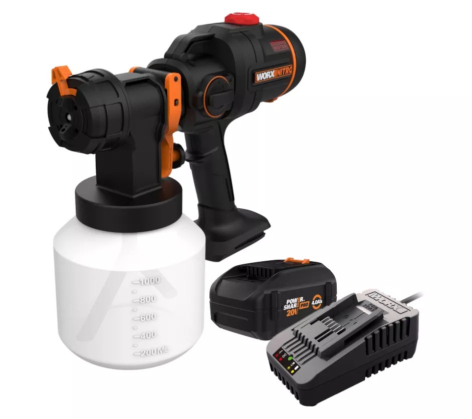 Worx Nitro WX020L 20V Cordless Paint Sprayer