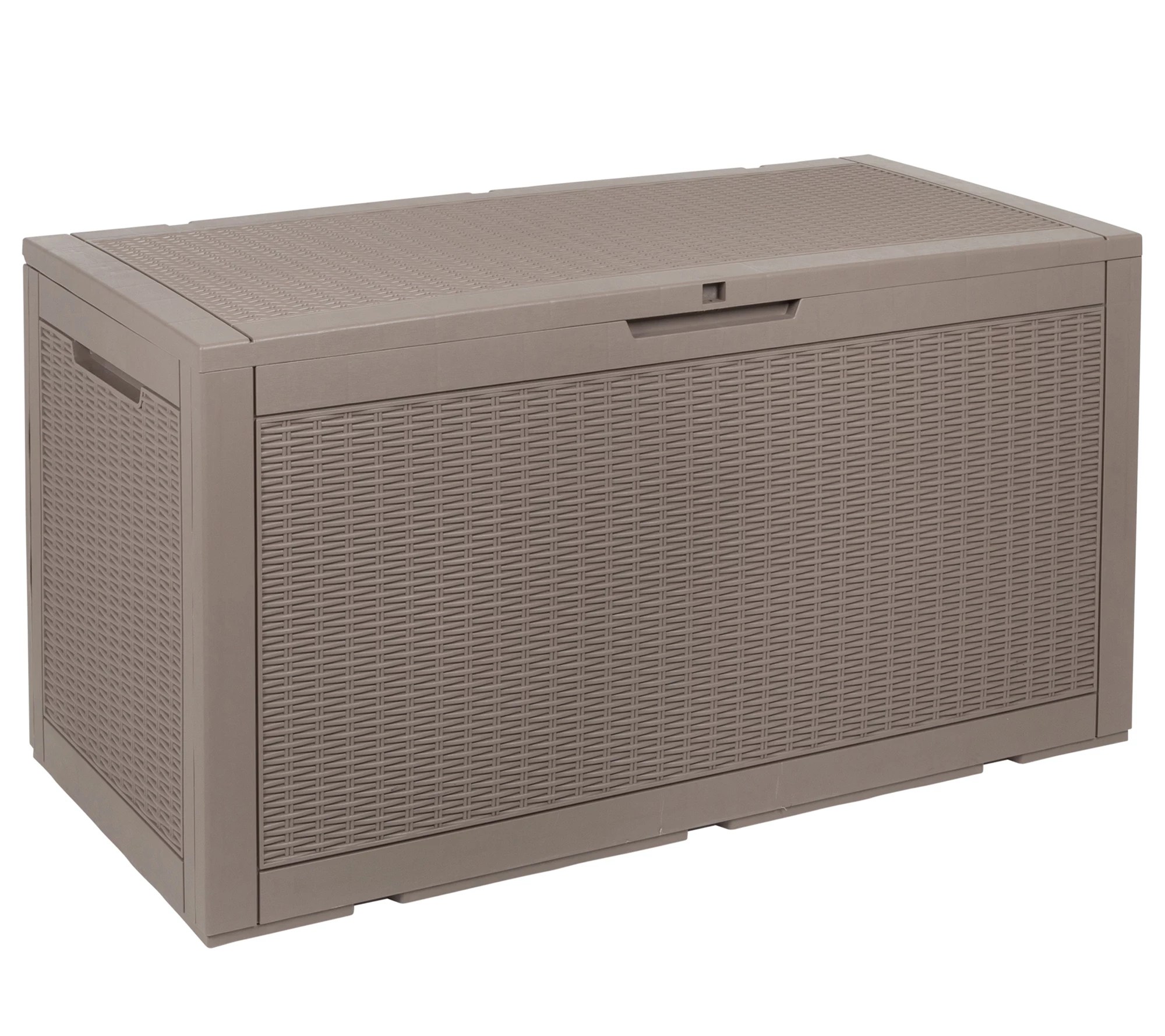 HoneyCanDo Large Outdoor Storage Deck Box, 10 0 Gallon