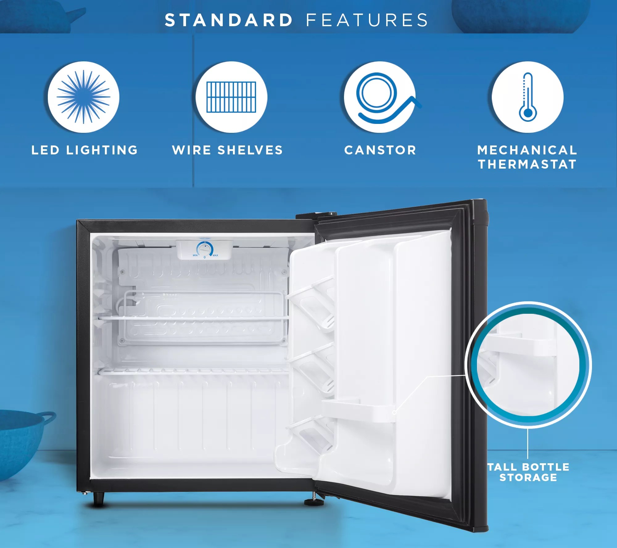 Danby 1.6 cu. Ft. Compact Fridge without Freezer