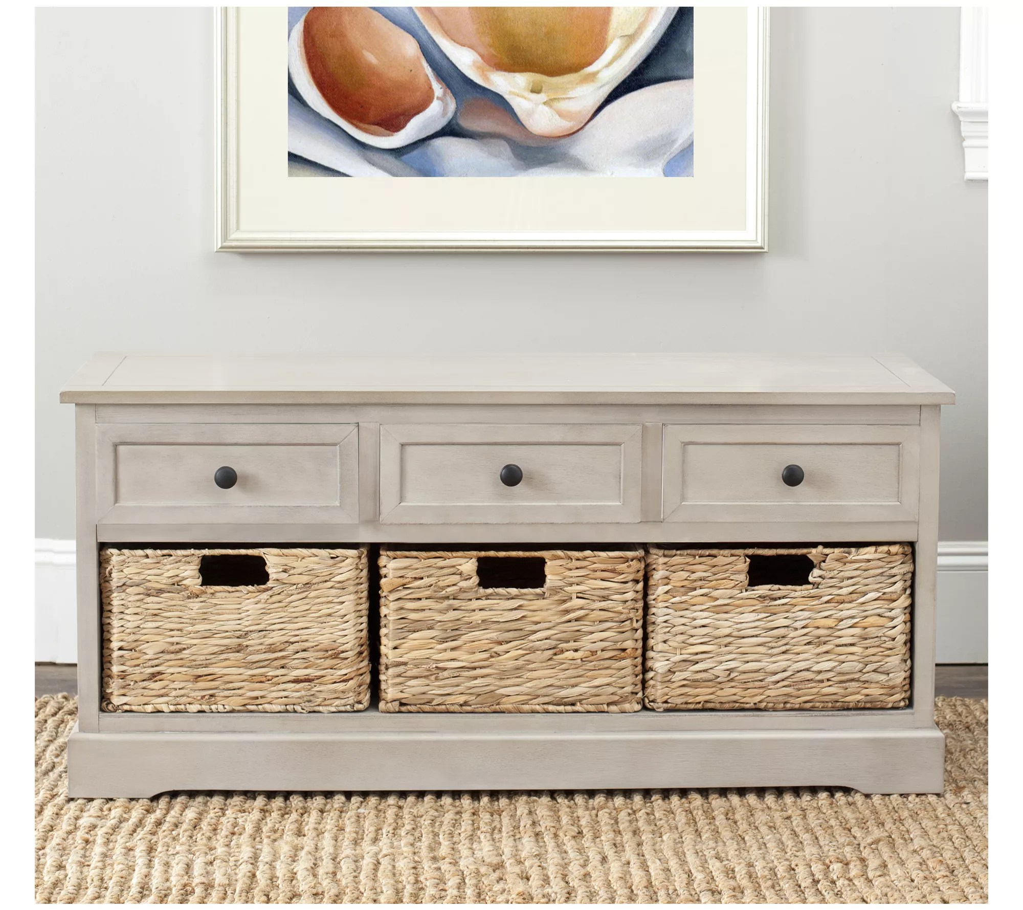 Safavieh Damien 3 Drawer Storage Bench