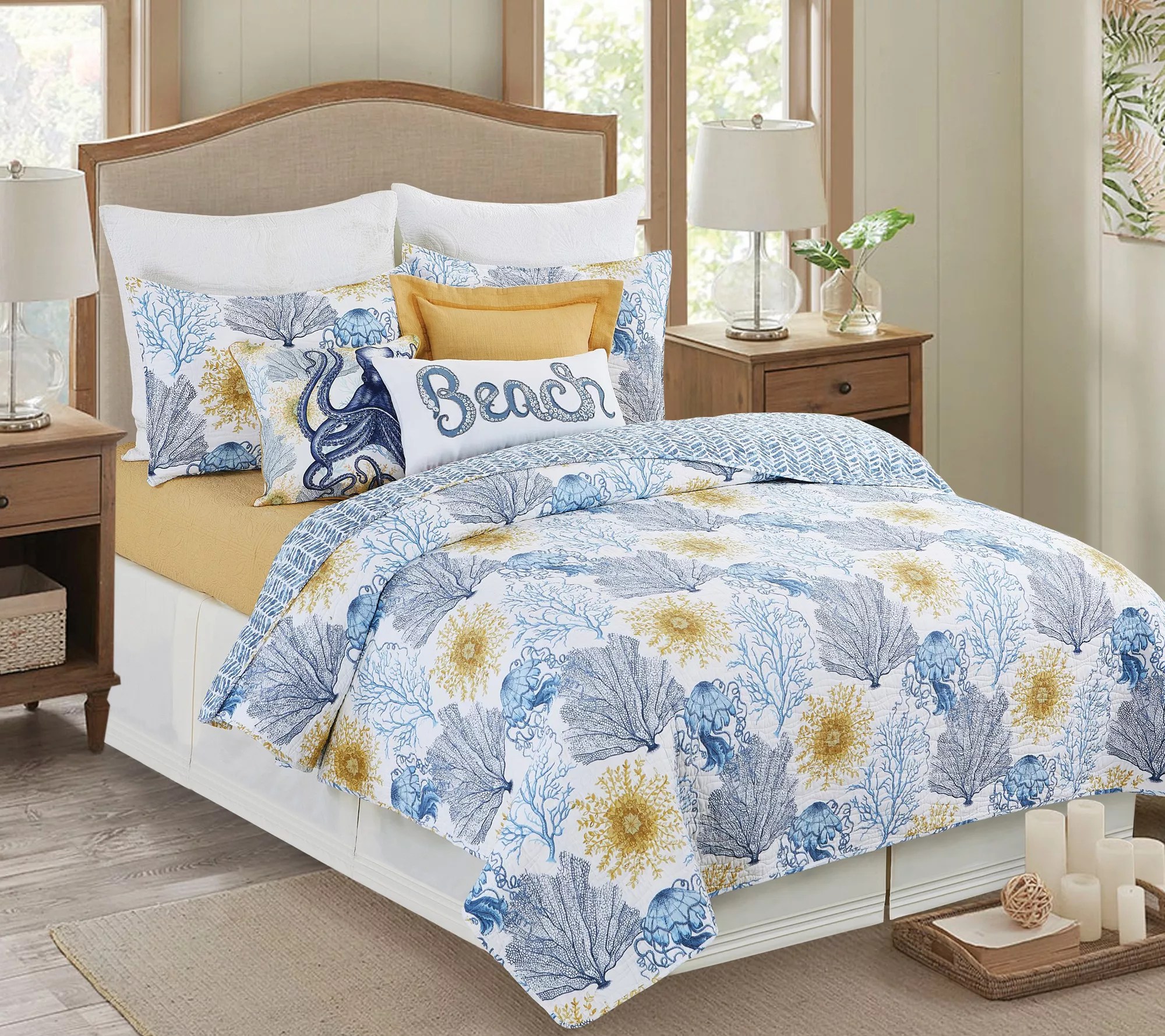 Monterey Mist Twin Quilt Set by Valerie
