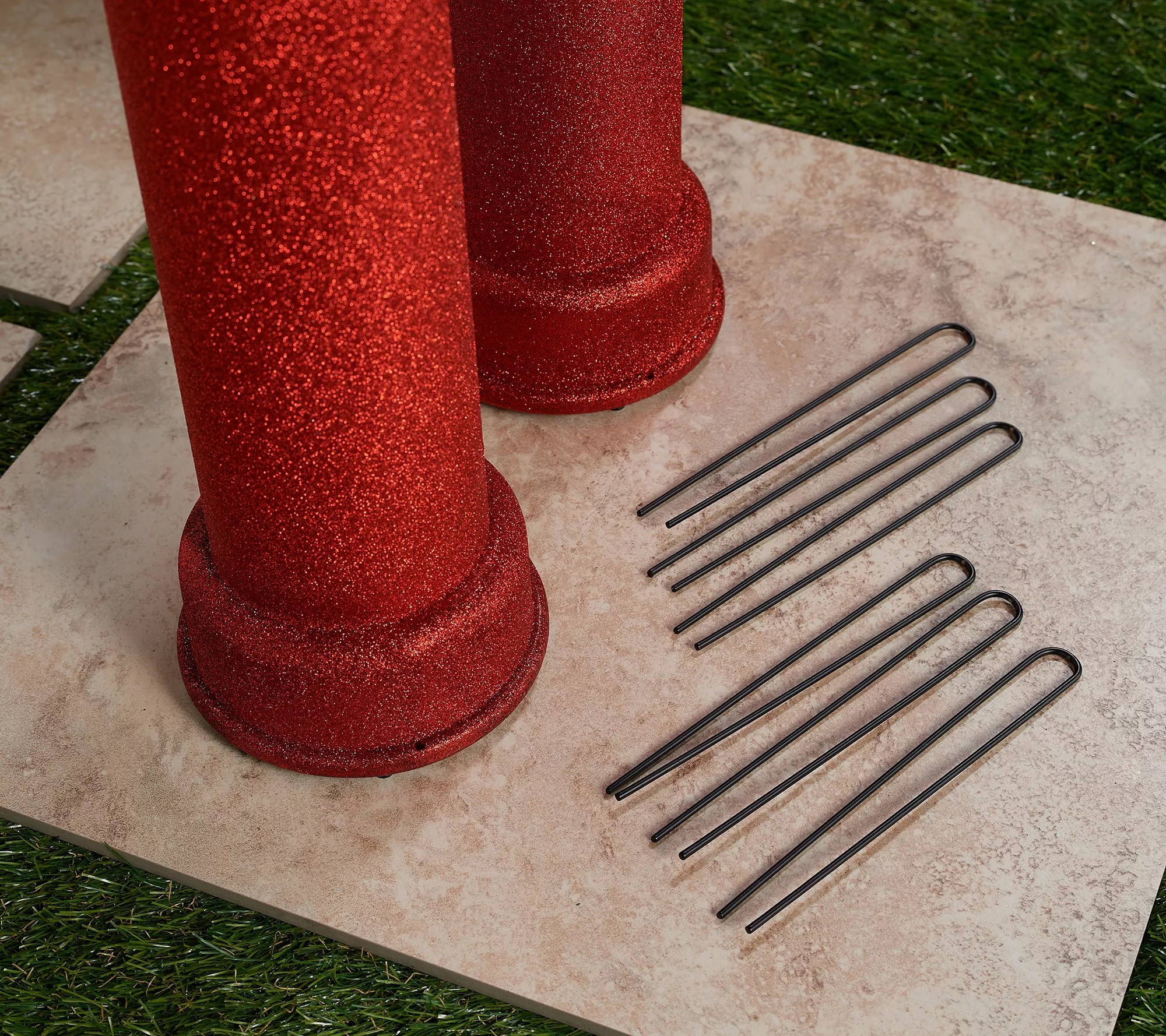 Mr. Christmas In/Outdoor Set of 2 24" Blow Mold Candles