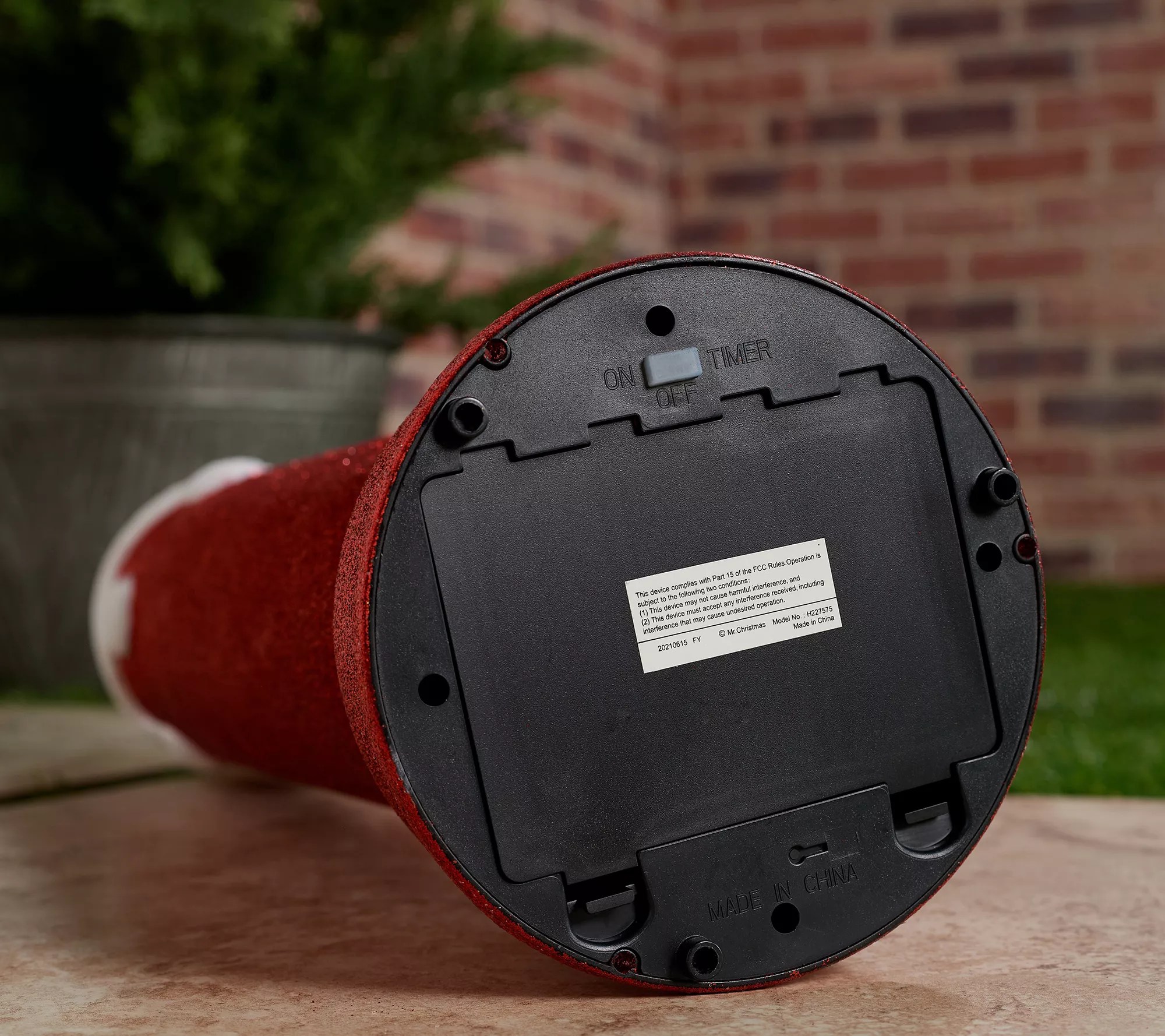 Mr. Christmas In/Outdoor Set of 2 24" Blow Mold Candles