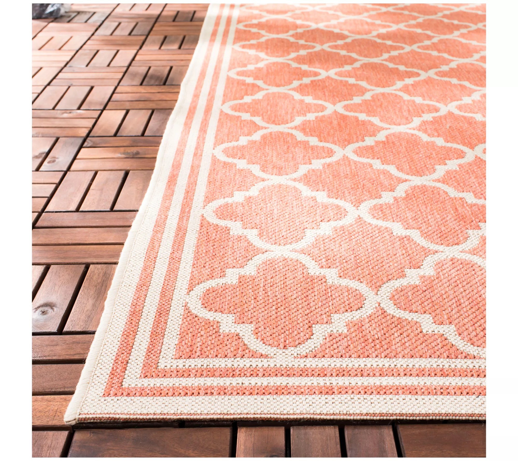 Beach House 121 Collection 2'2" x 8' Outdoor Rug by Valerie
