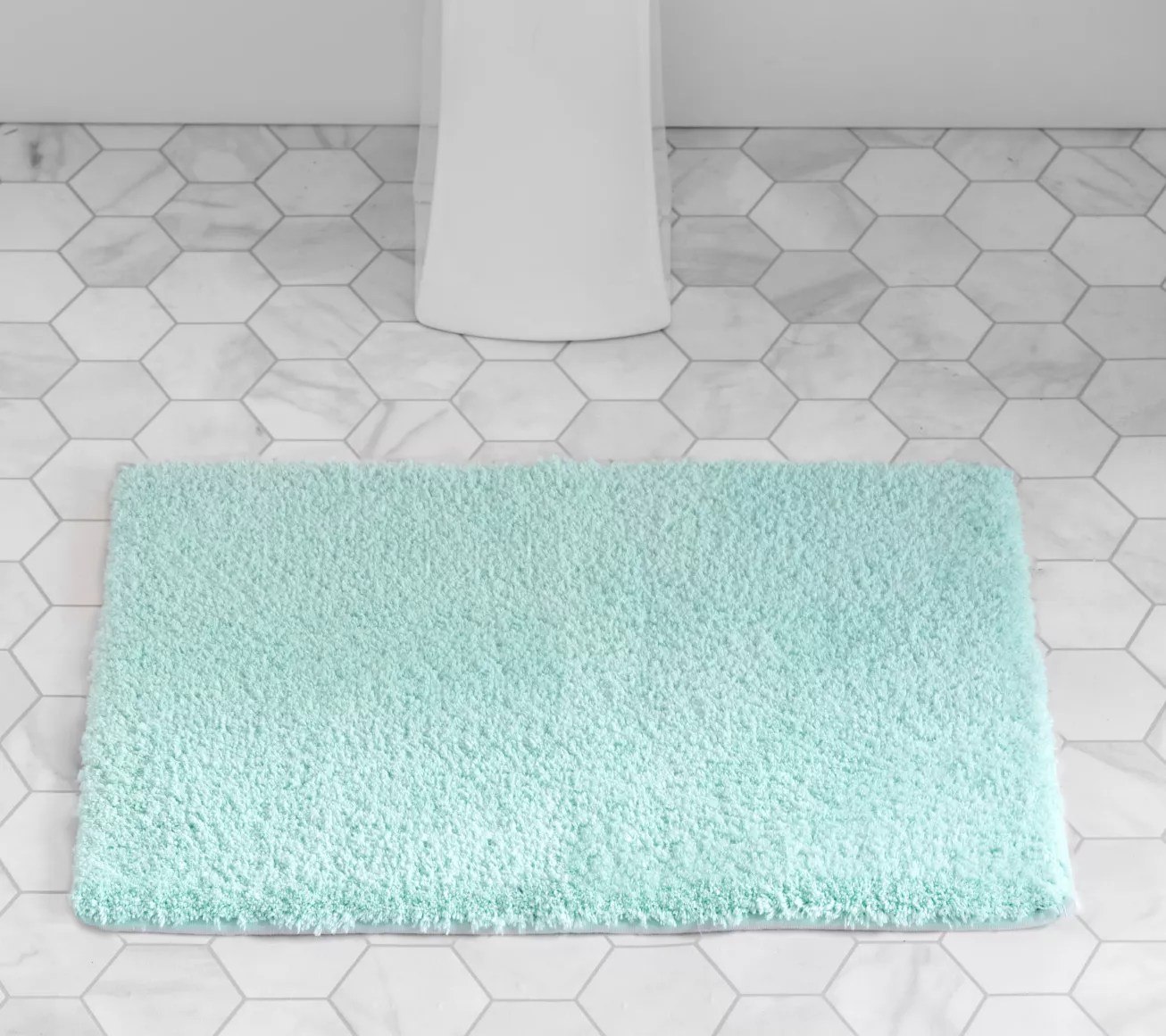 Welhome Solid Microfiber DRYLON Bath Rug 17"x 24"