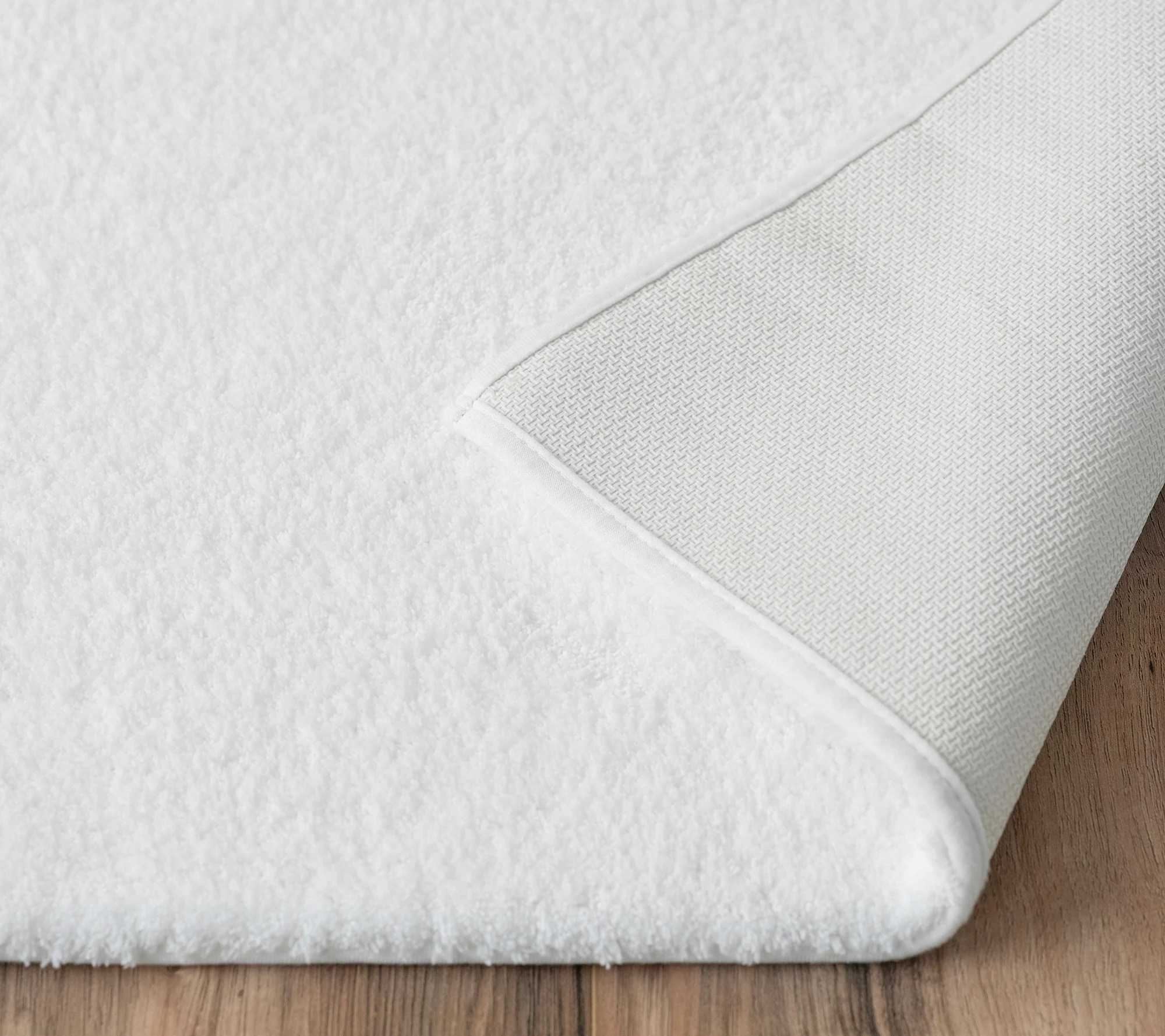 Welhome Solid Microfiber DRYLON Bath Rug 17"x 24"