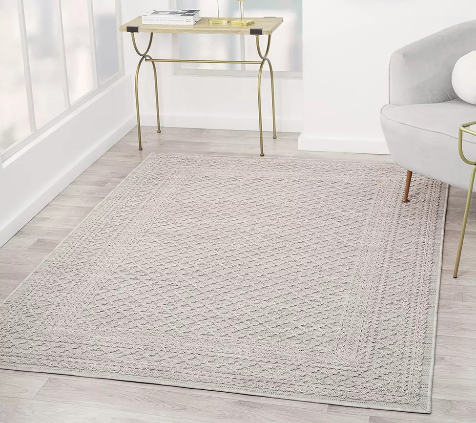Ox Bay Lattice PET Indoor/Outdoor Area Rug, 5' x 7'