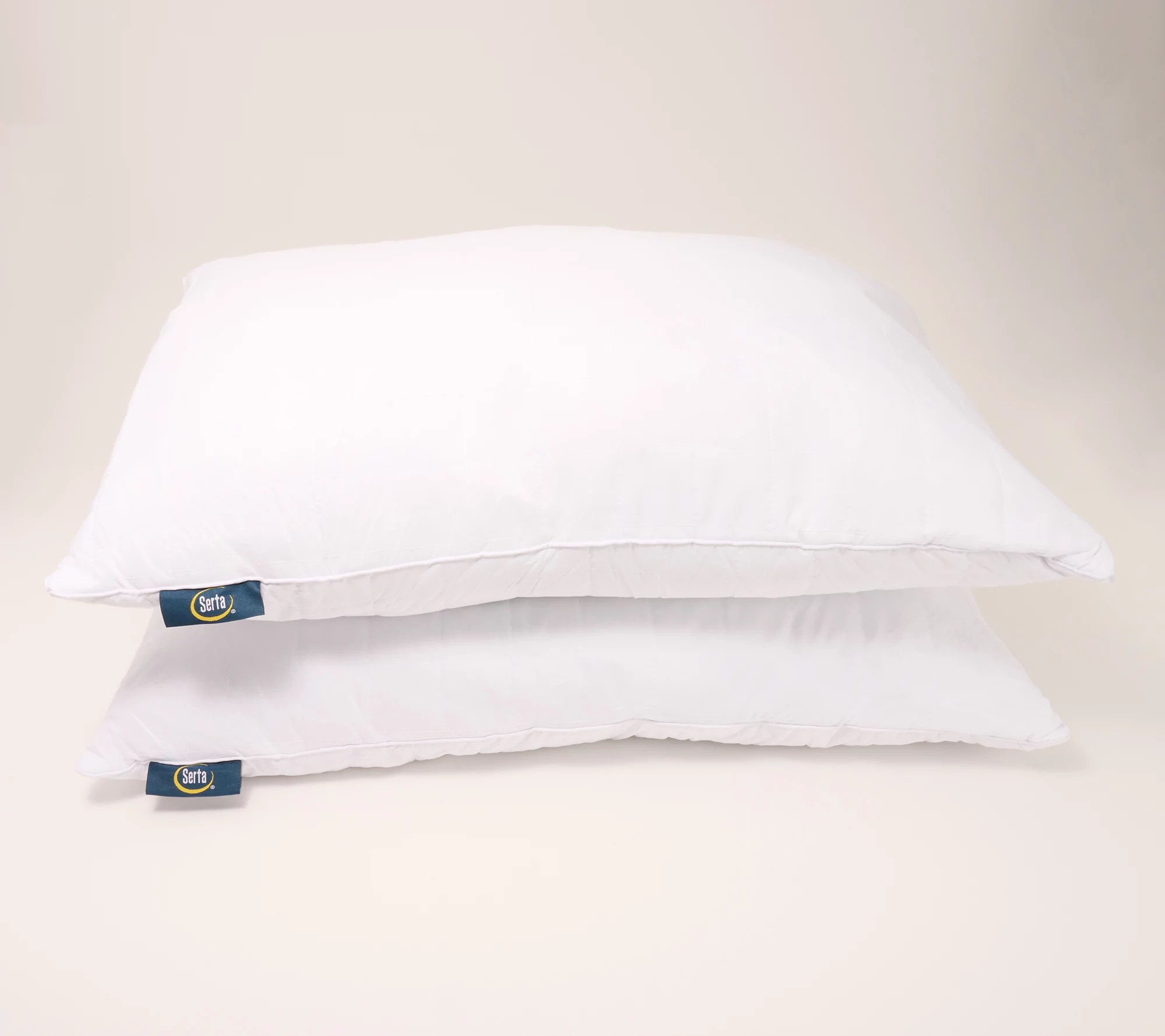 Serta Set of 2 Quilted Natural Fill Pillows