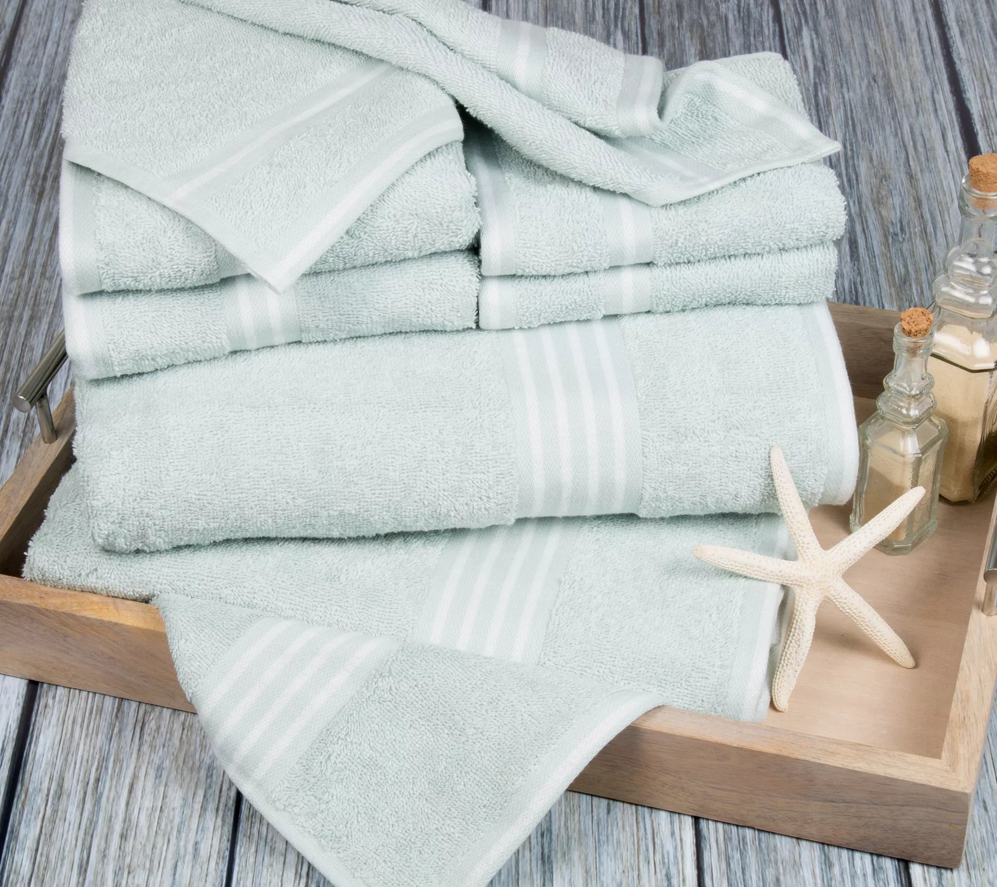 Lavish Home Rio 100 Cotton 8Piece Towel Set