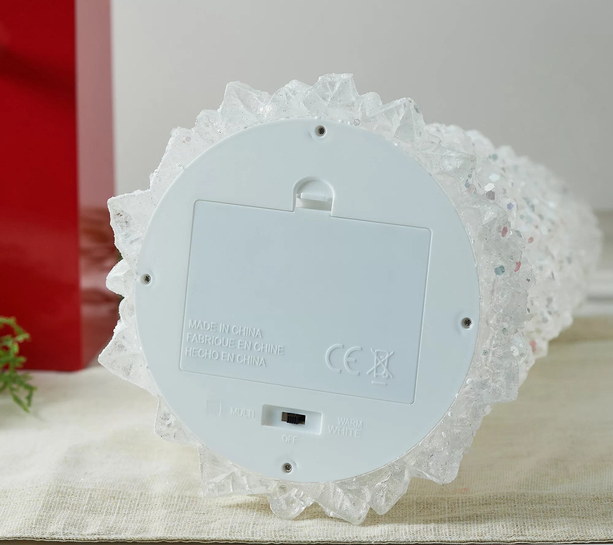 21" Illuminated Glistening Tree w/Clear & Color Morph Lights by Valerie