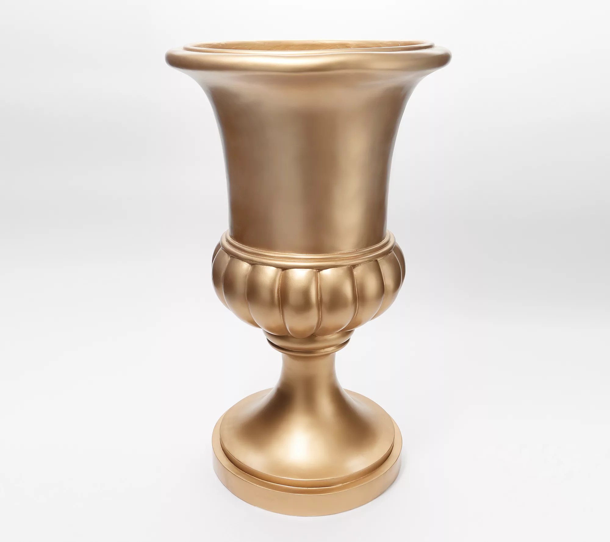 Simply Stunning Large Gold Urn by Janine Graff