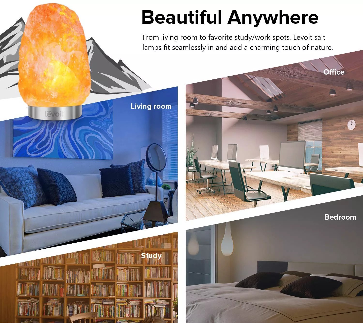 Levoit Kyra Himalayan Salt Lamp - QVC.com