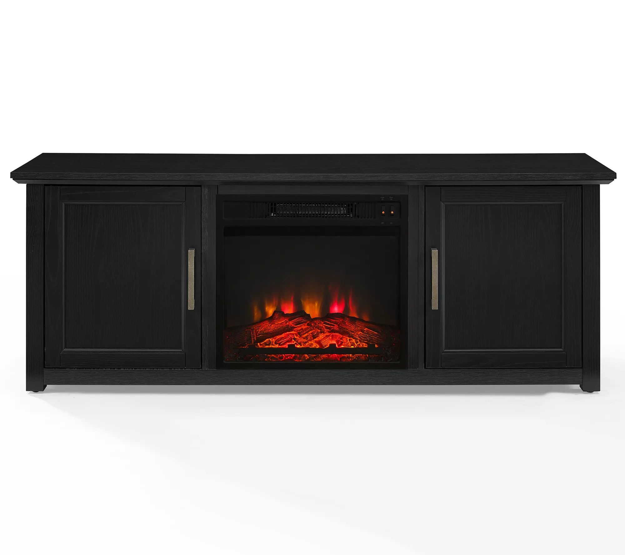 Camden 58" Low Profile TV Stand w/ Fireplace