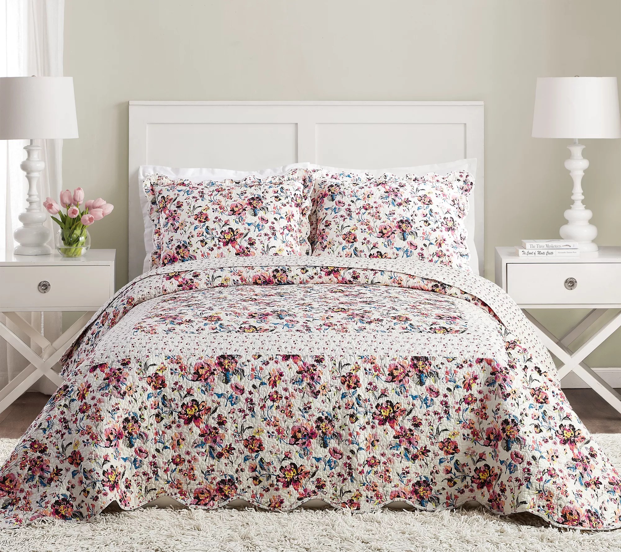 Vera Bradley Regal Rosette King Bedspread