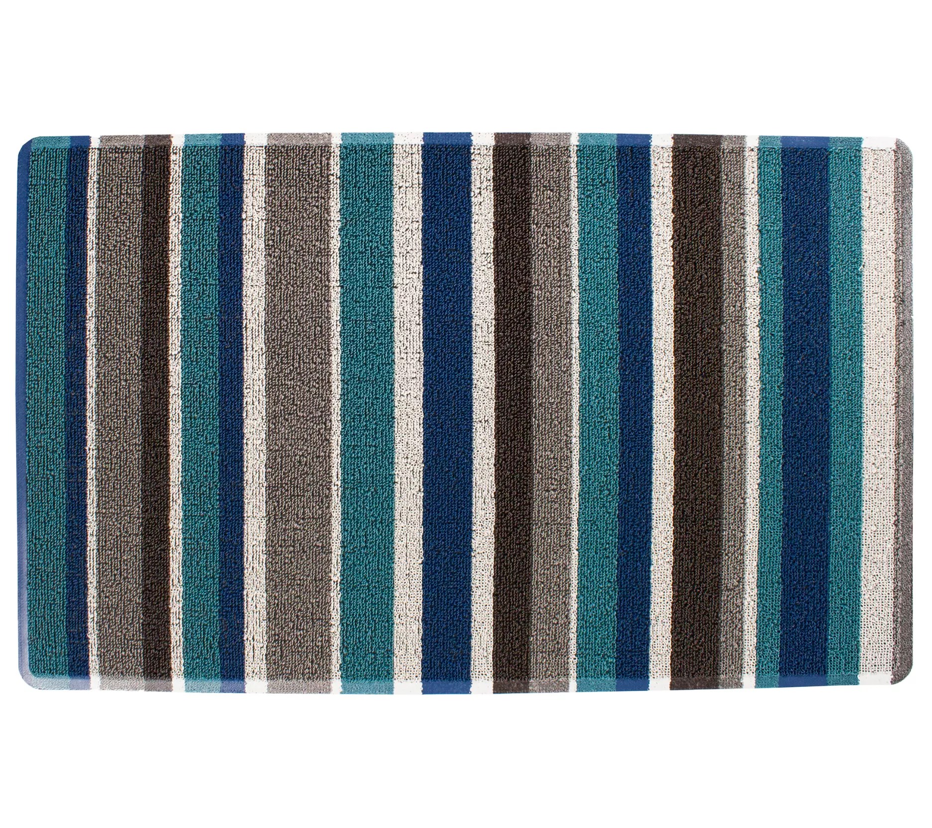 RITZ Striped Tufted Indoor/Outdoor Floor Mat