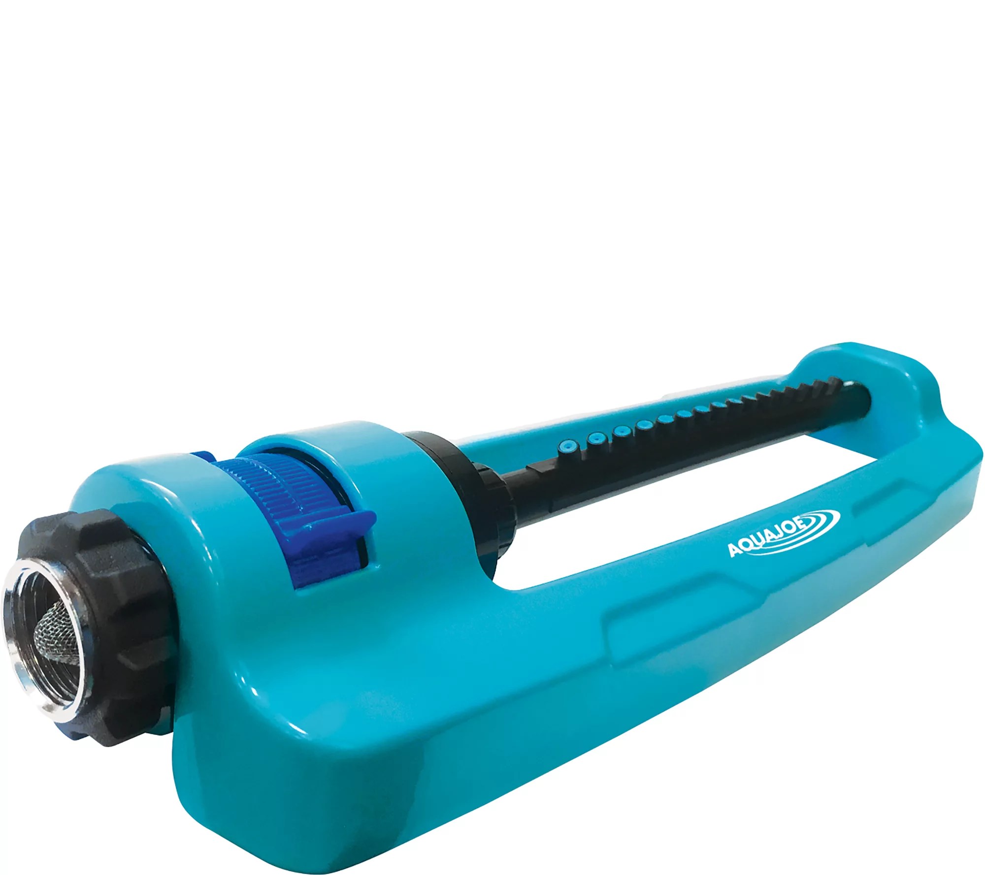 Aqua Joe Steel Base Oscillating Sprinkler w/ Adjustable Spray