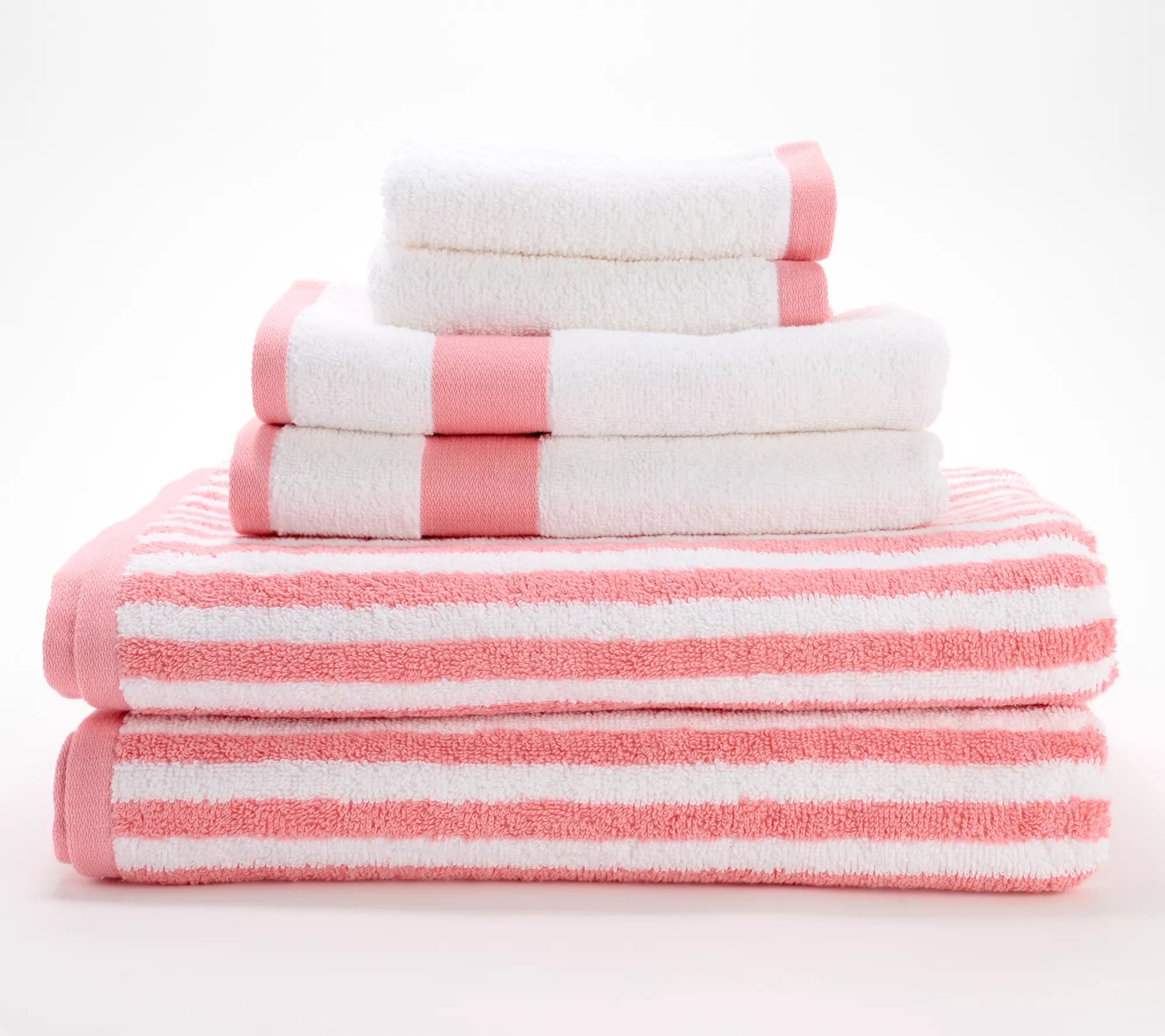 Northern Nights 100 Cotton 6Piece Stripe Towel Set