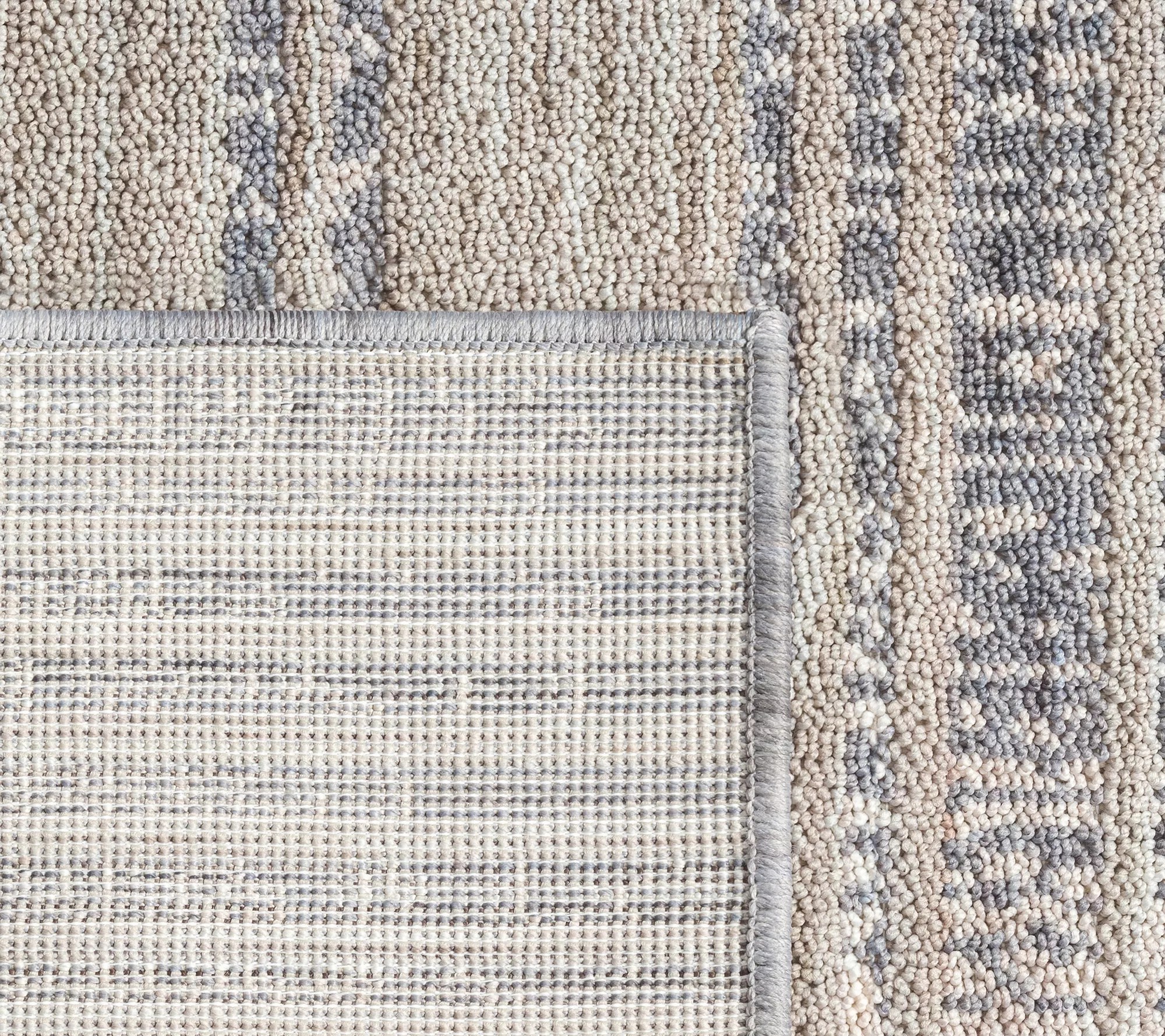 Ox Bay GeoStriped PET Indoor/Outdoor Area Rug, 7'10" x 8'10"