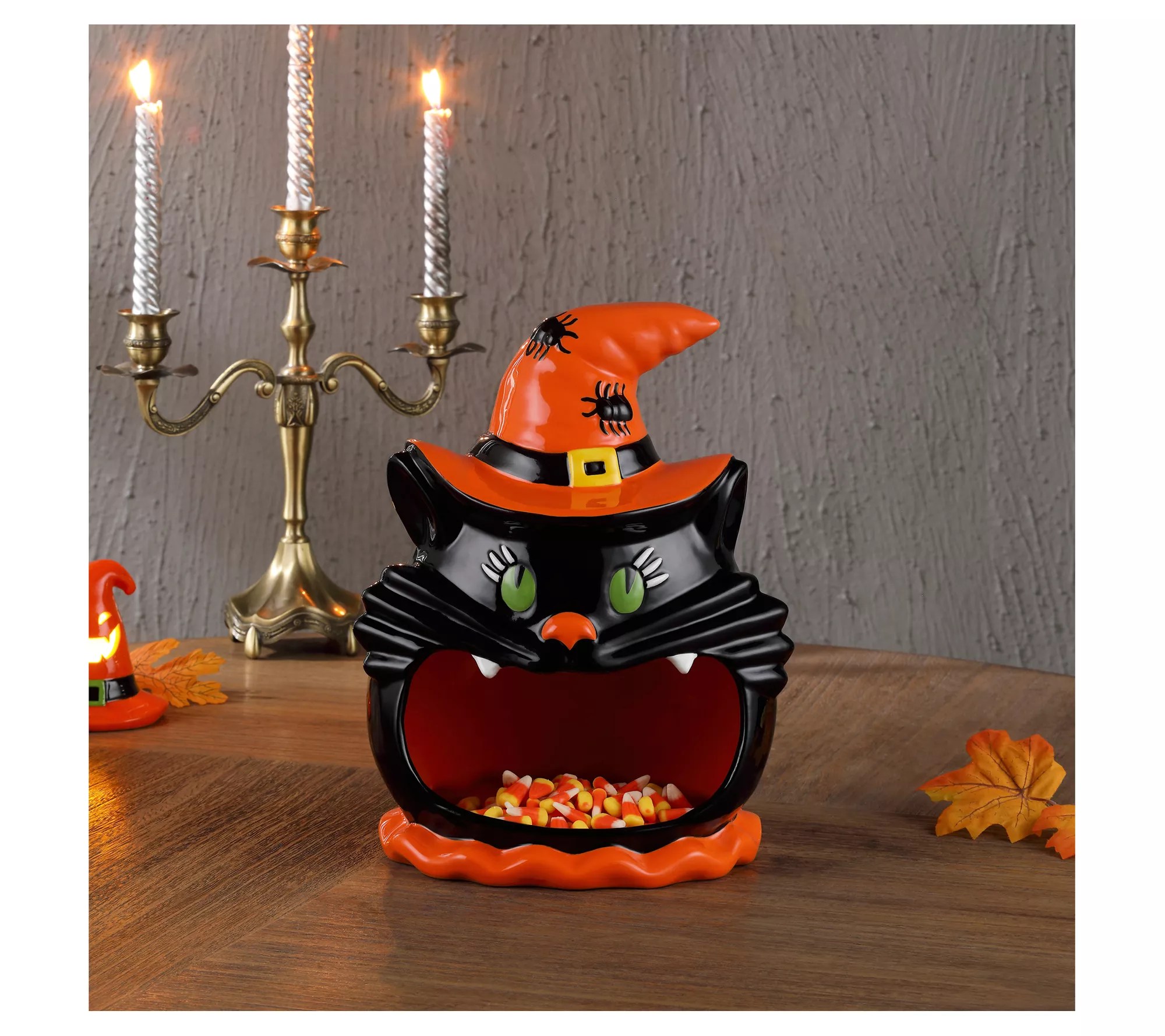Mr. Halloween Motion Activated Ceramic Candy Bowl