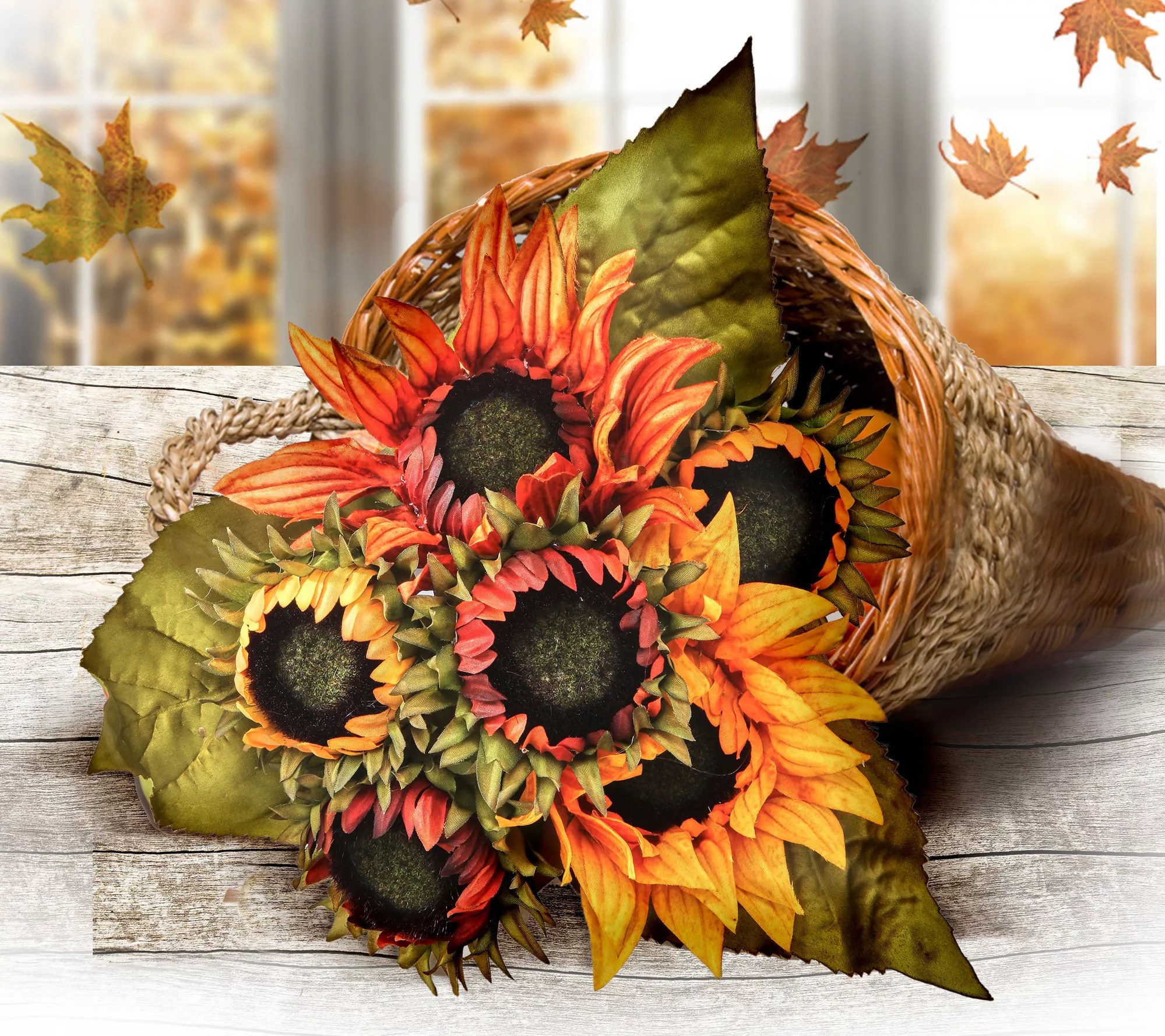 14" Harvest Sunflower Bundle by Valerie
