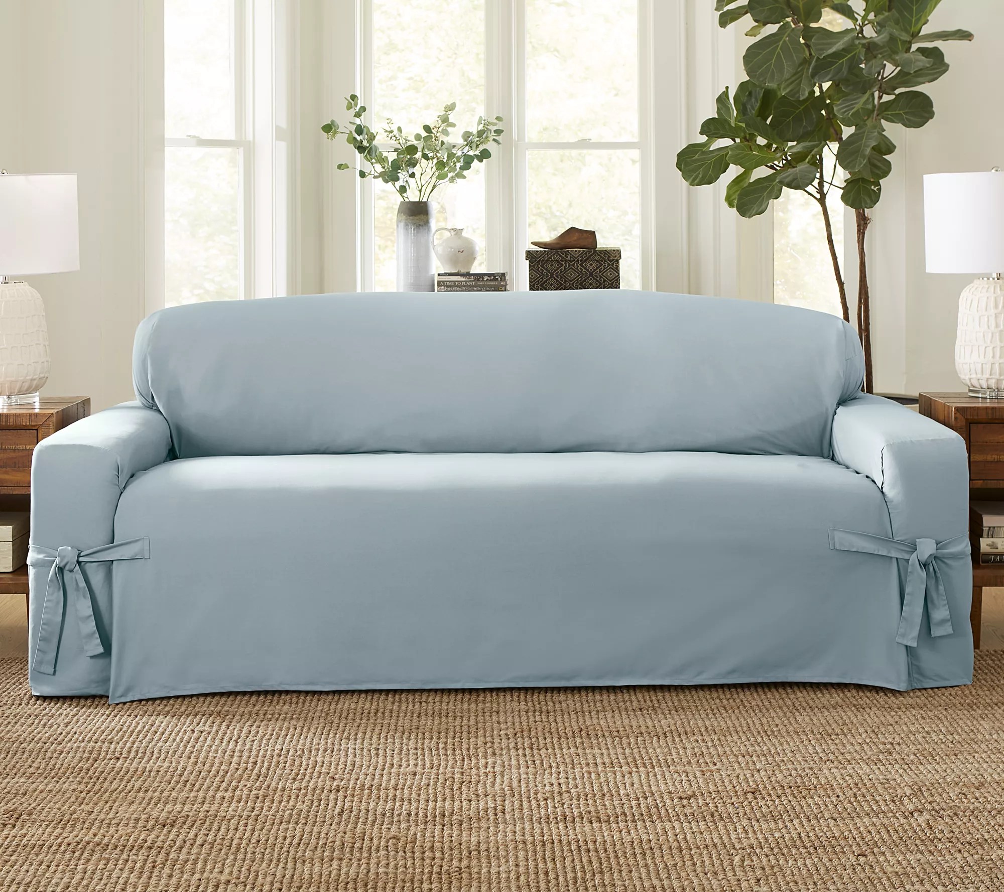 Surefit Woven Relaxed Furniture Slipcover Sofa