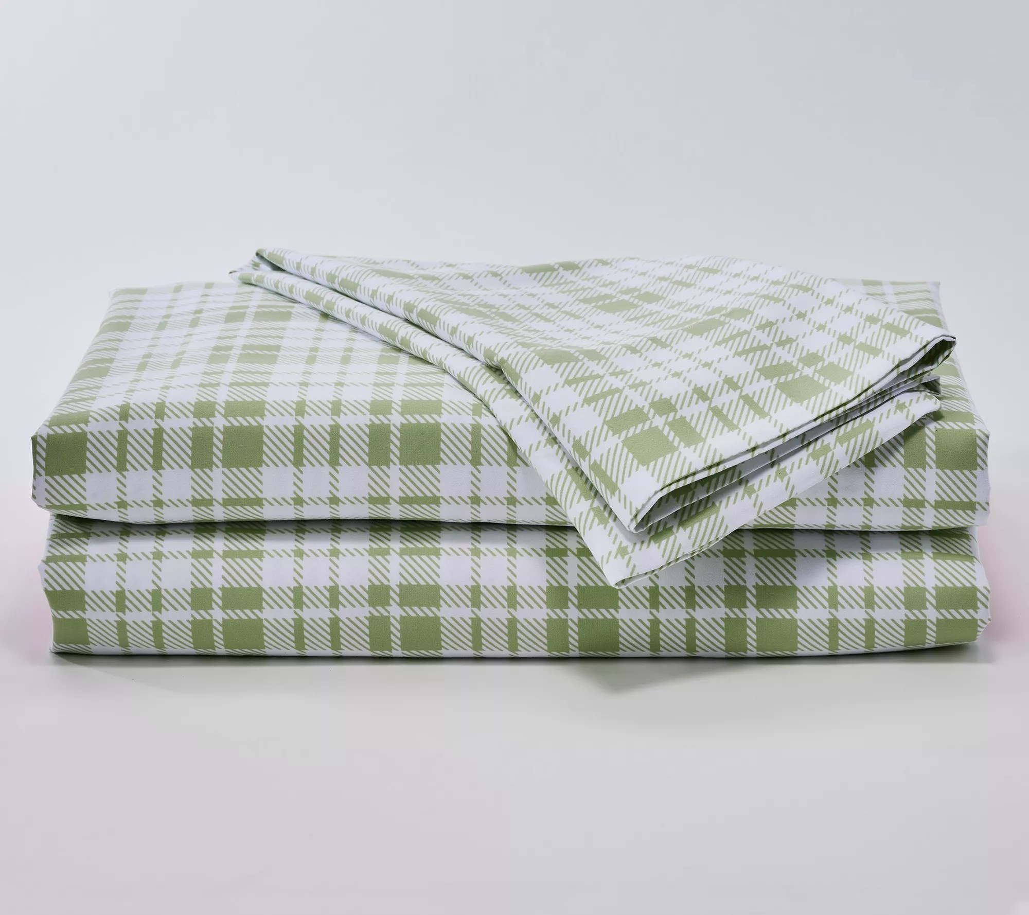 Home Reflections Holiday Motif Brushed Sheet Set