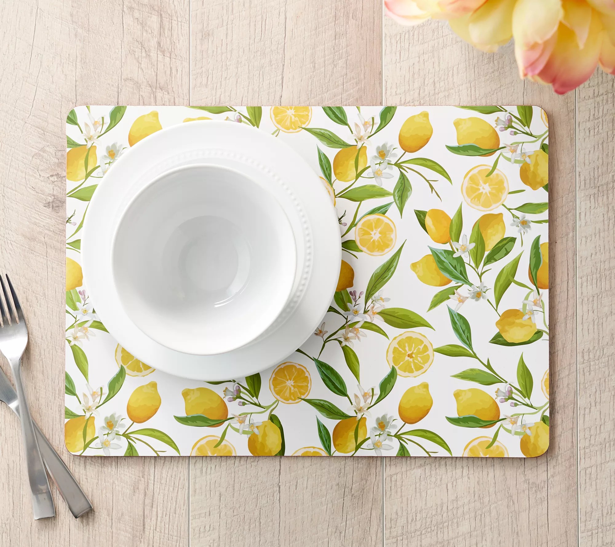 "As Is" Mikasa Living Set of 4 Hard Placemats