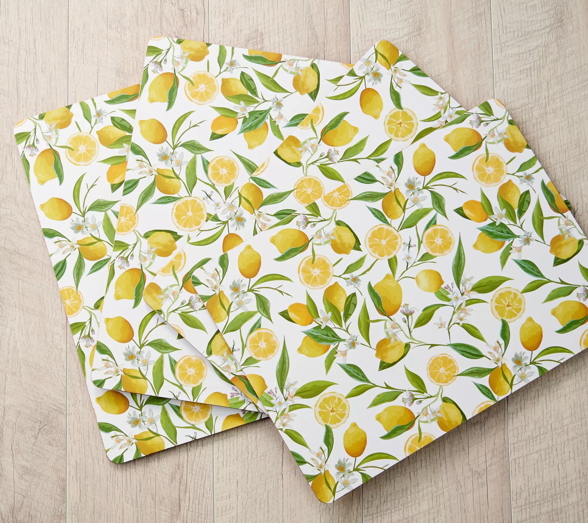 "As Is" Mikasa Living Set of 4 Hard Placemats