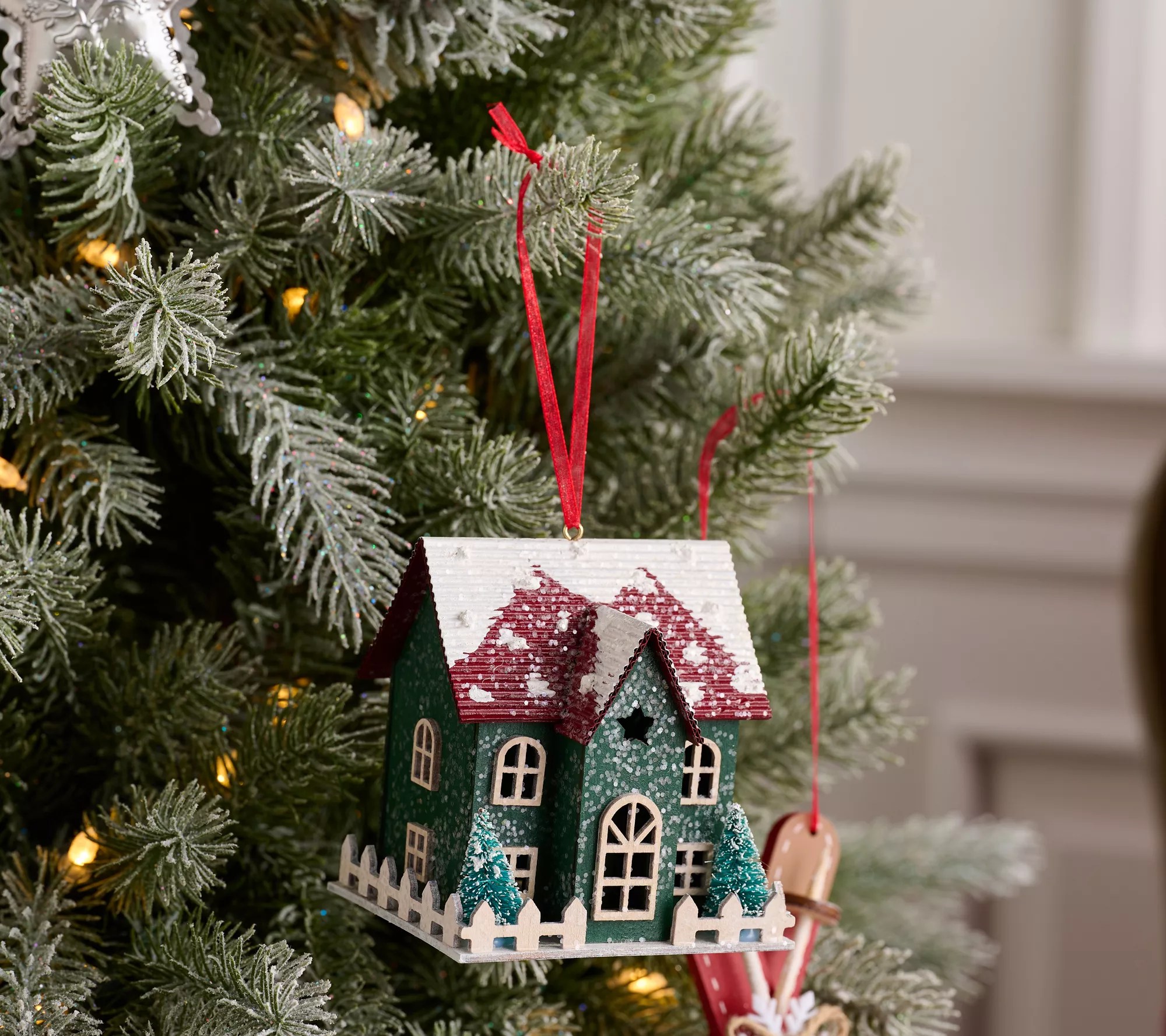 Home Reflections Set of 8 Alpine Ornament Set