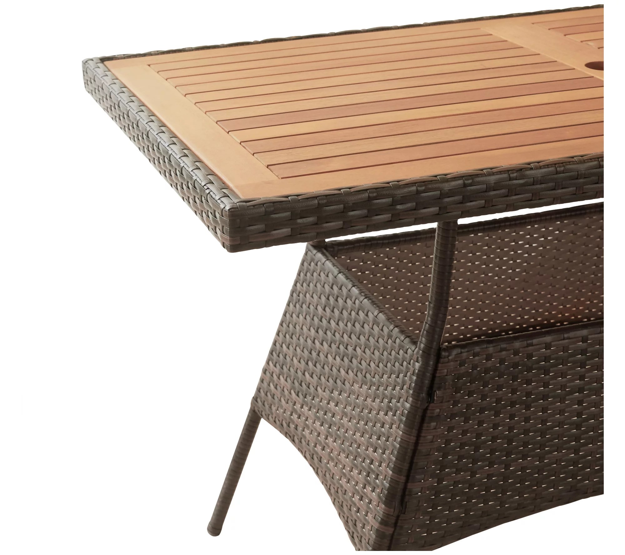 Peaktop 5Piece Patio Dining Set with Cushions and Armchair