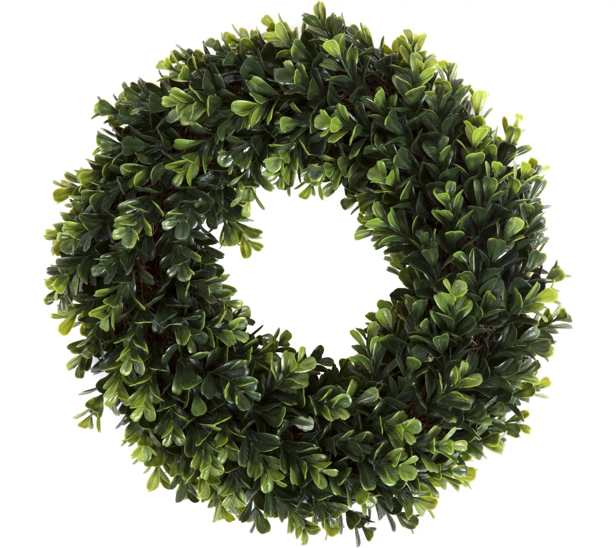 Pure Garden 14" Round Boxwood Wreath