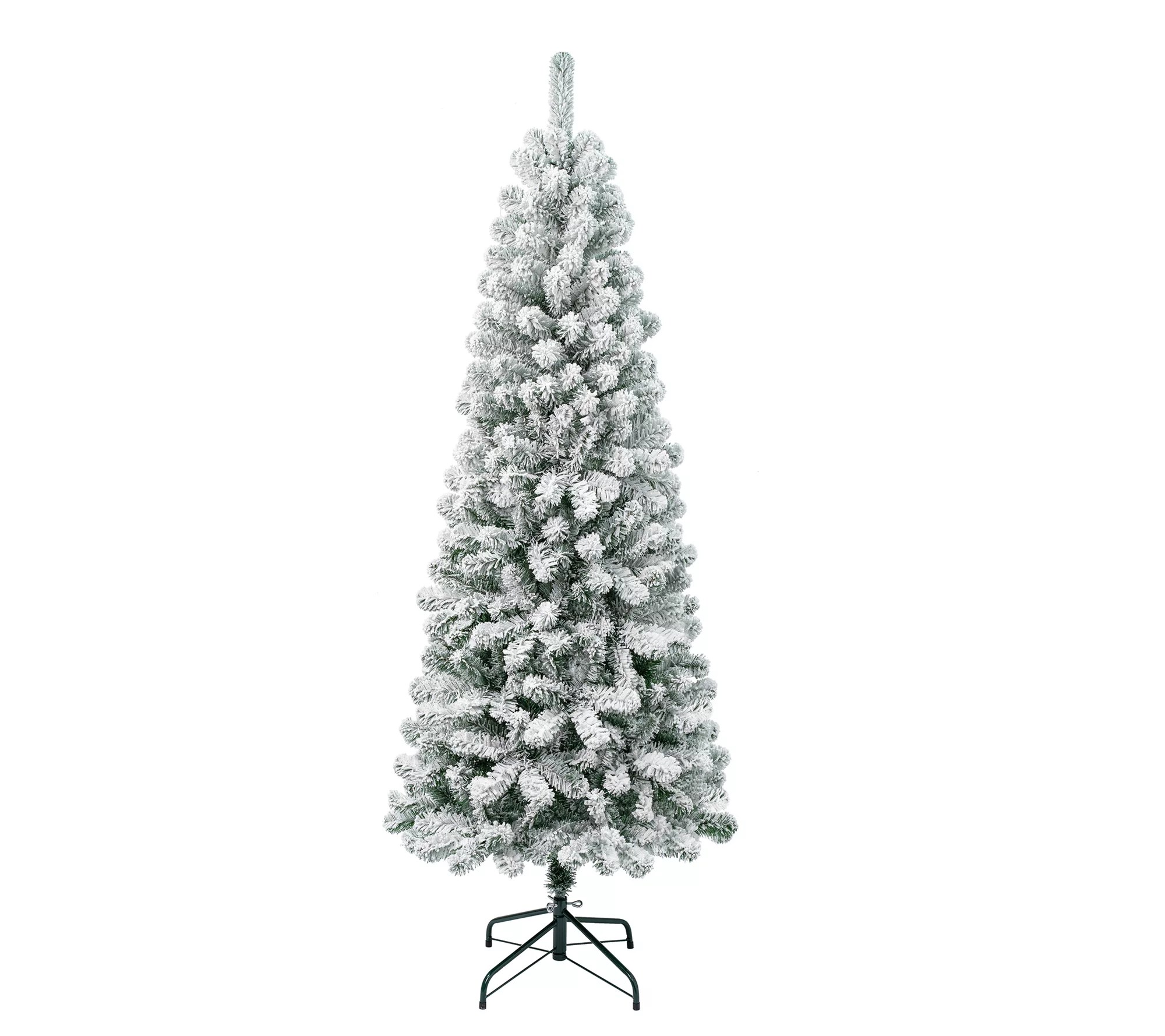 National Tree 6' Acacia Medium Flocked Tree