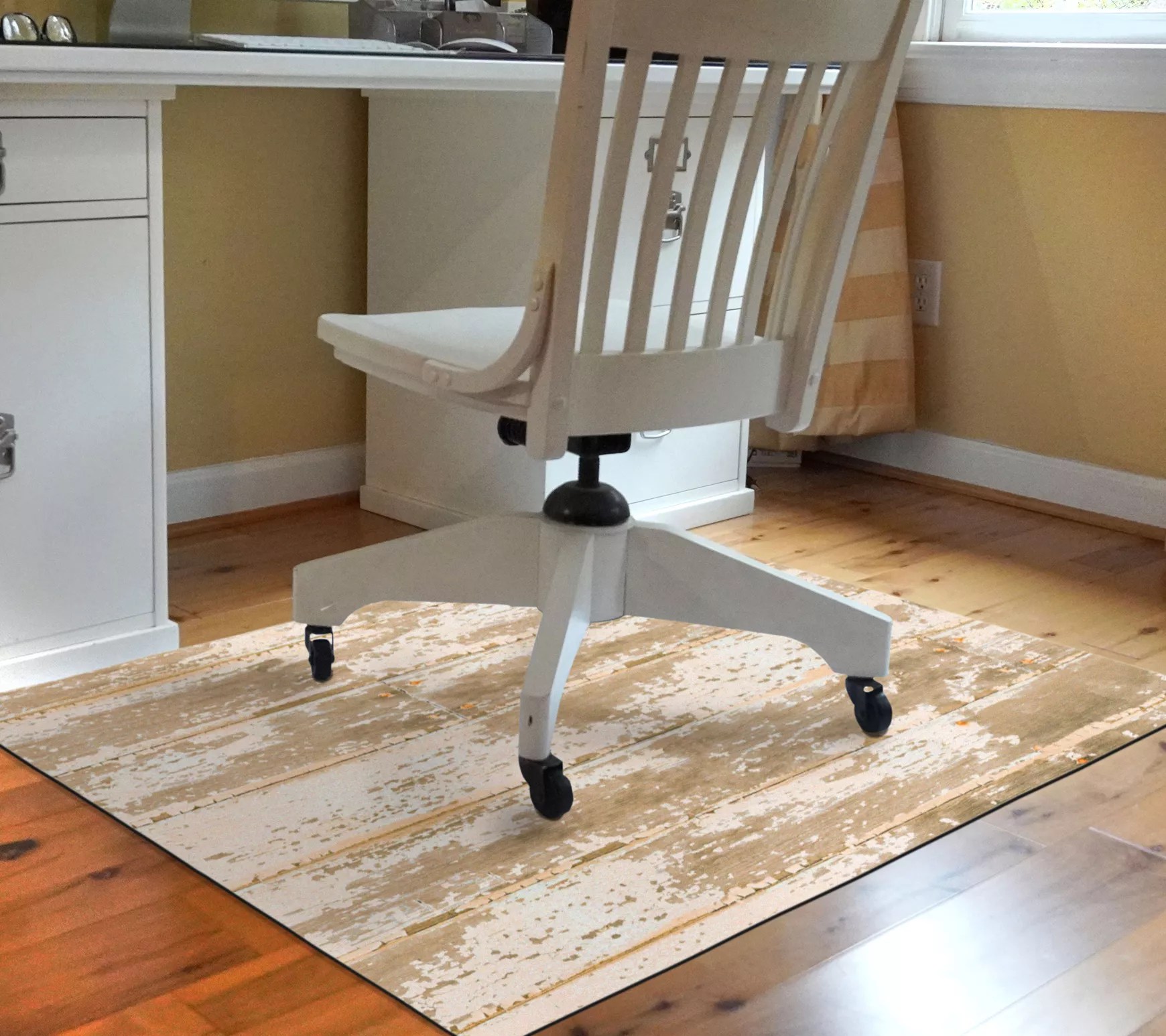Bungalow Flooring Barnboard Desk Chair Mat