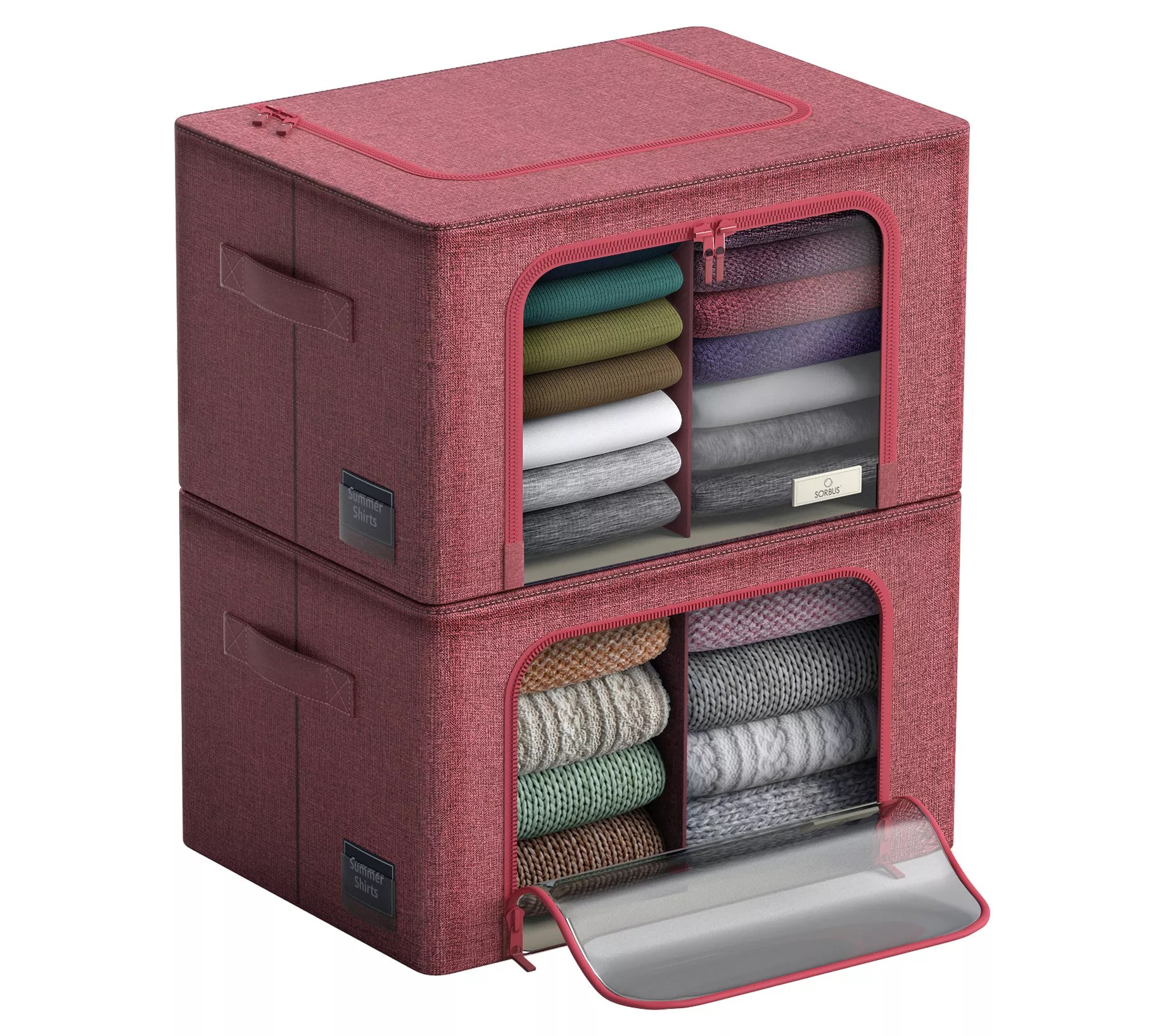 Sorbus Foldable Storage Bag with Window