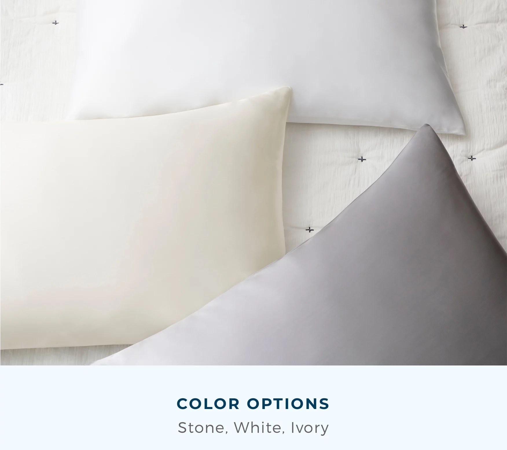 Brookside Mulberry Silk Pillowcase, King