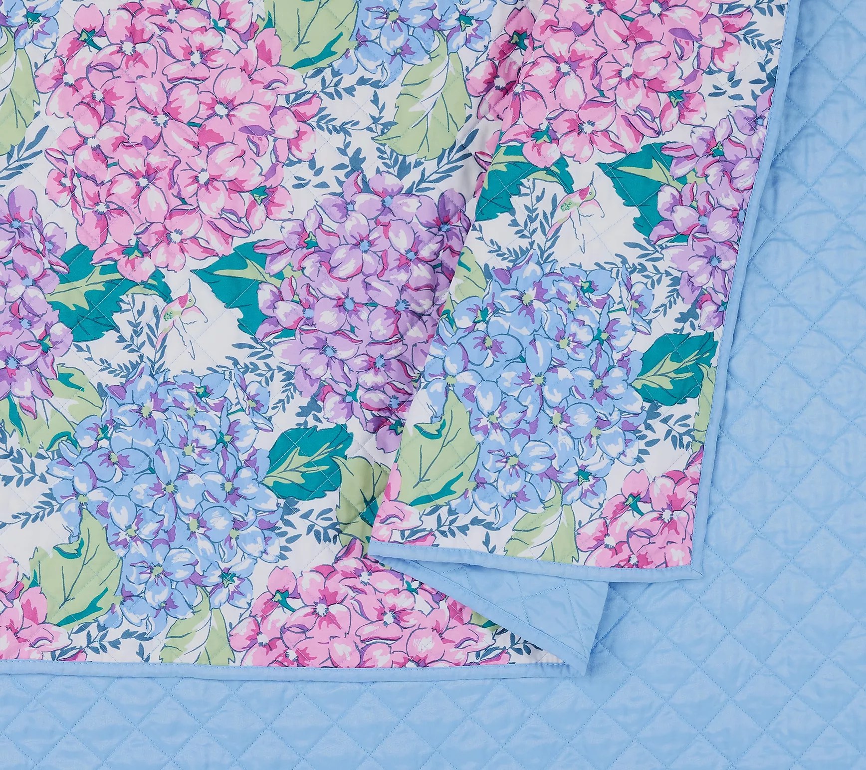 Vera Bradley Happy Hydrangea 3Piece King QuiltSet