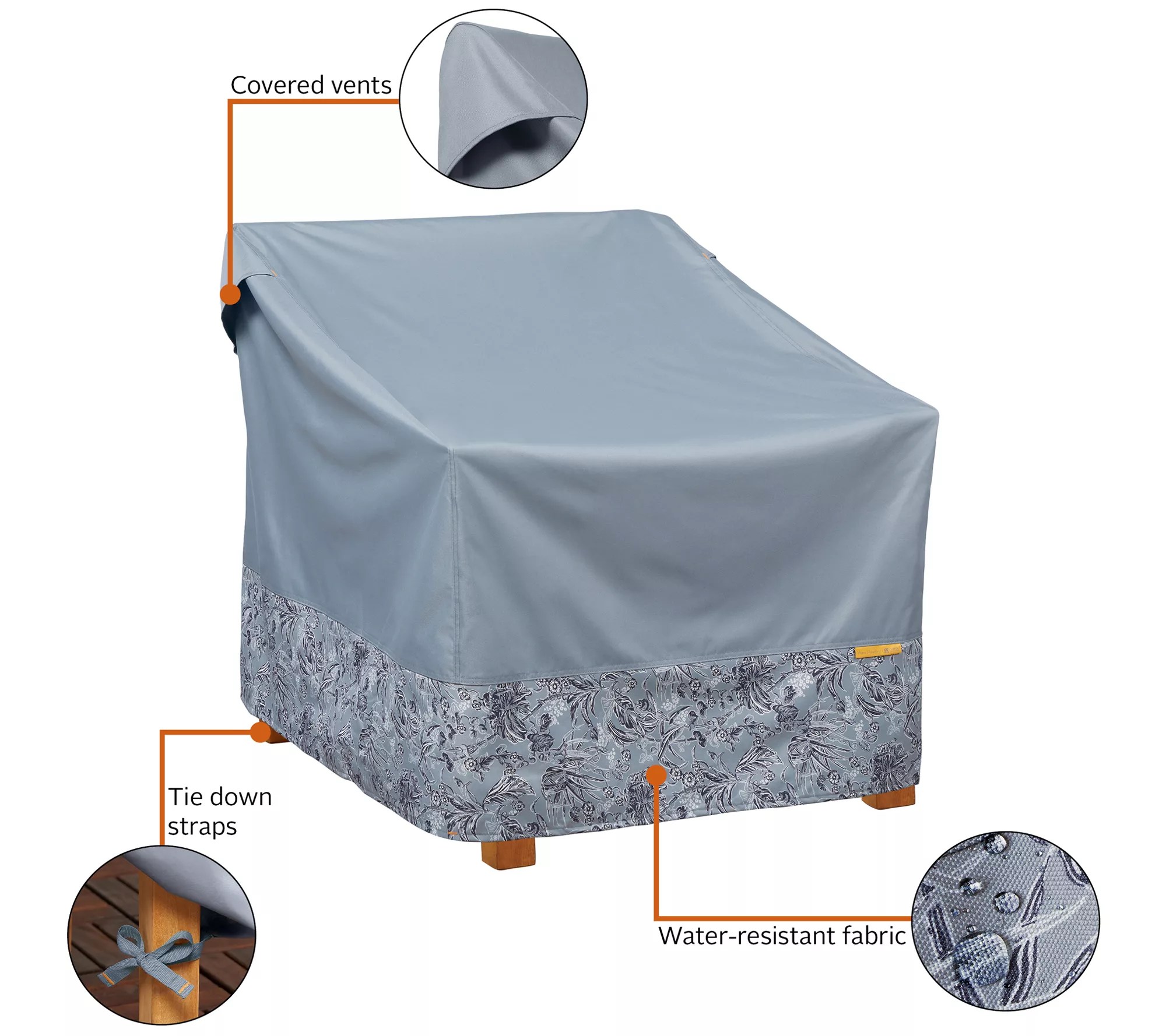 Vera Bradley Lounge Patio Chair Cover