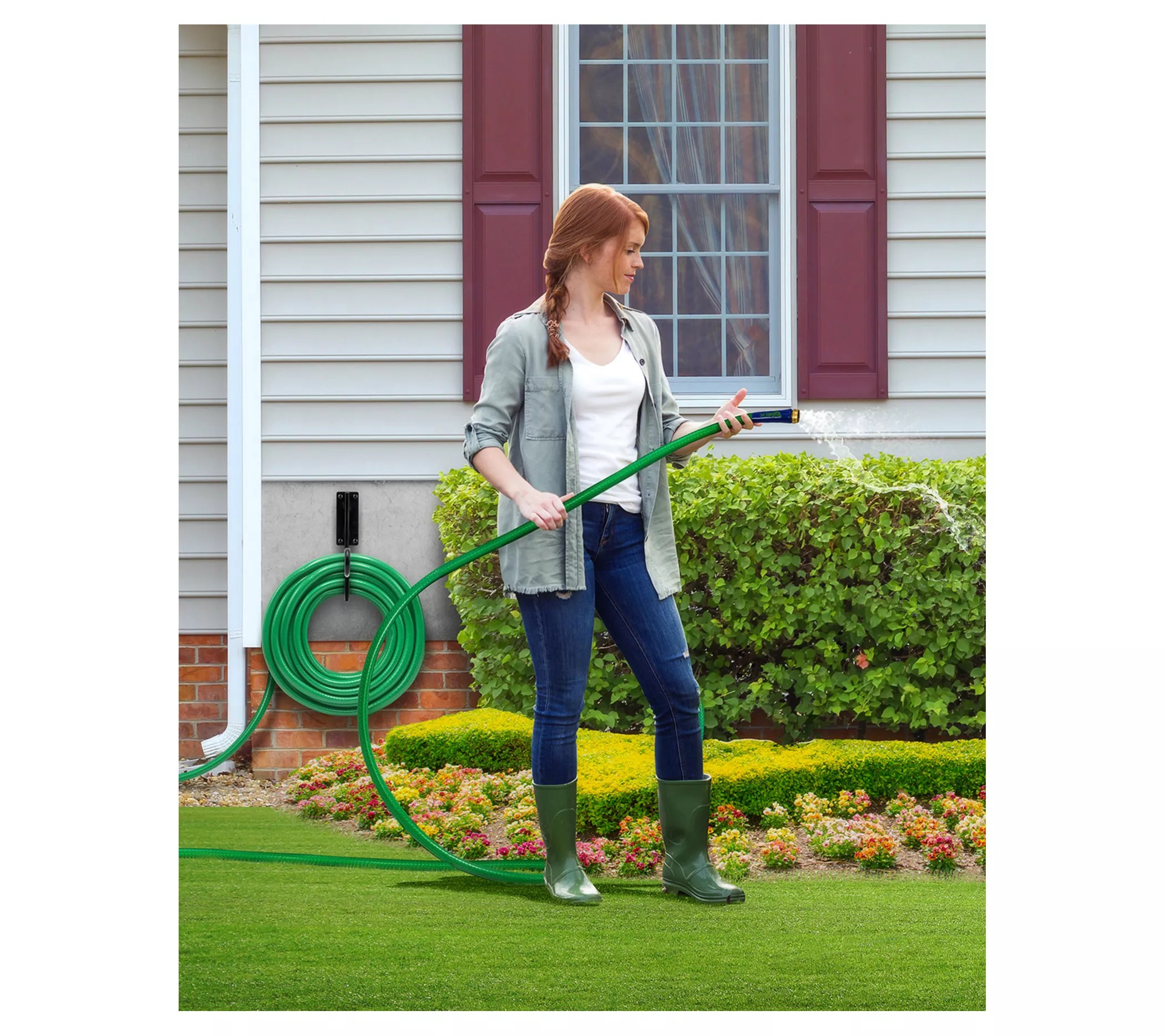 Sorbus Wall Mounted Garden Hose Hook