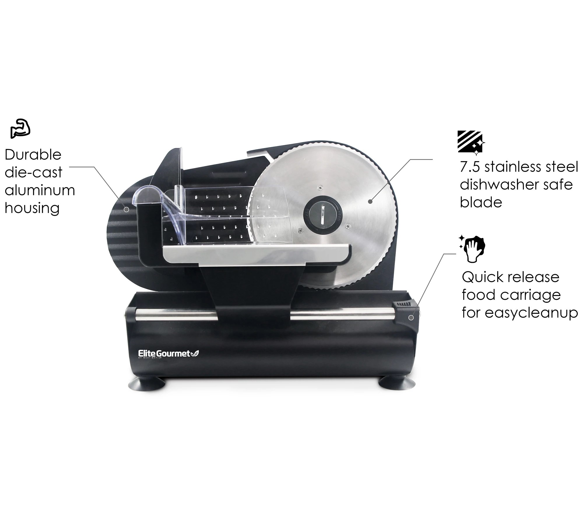 Ultimate Precision Electric Deli Meat Slicer