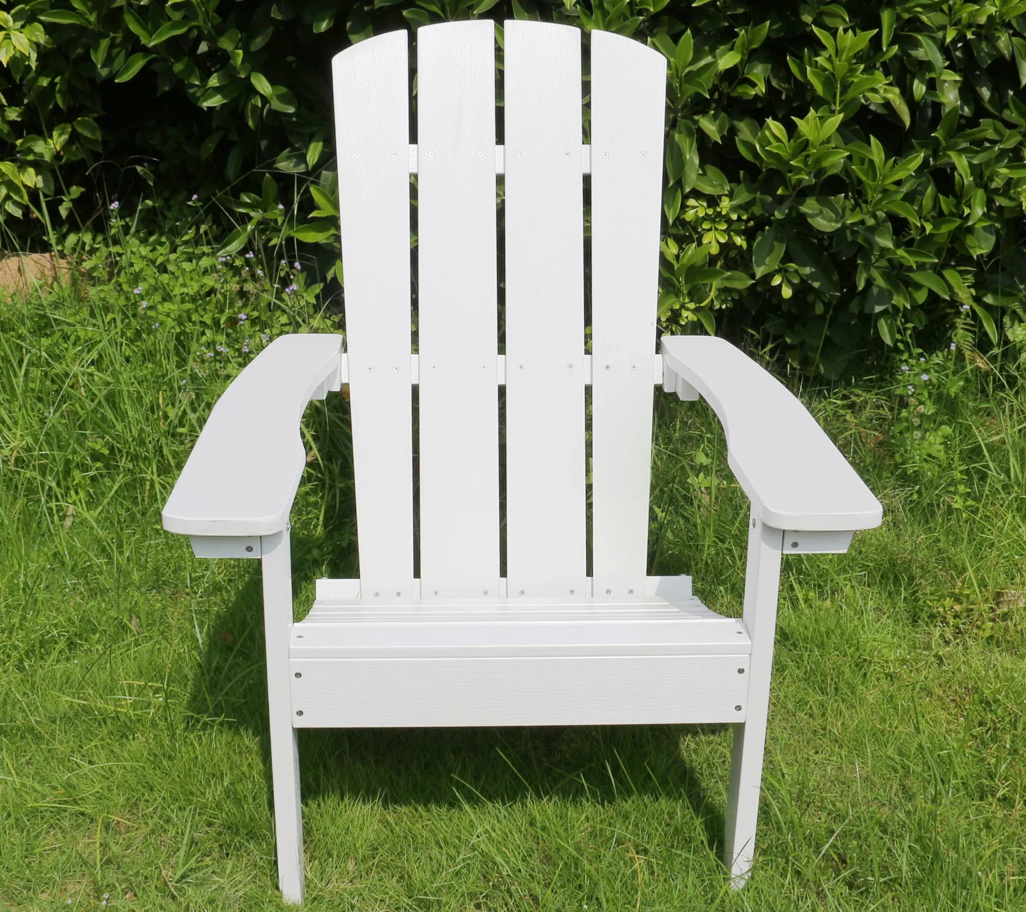 Northbeam Lakeside Faux Wood Adirondack Chair White