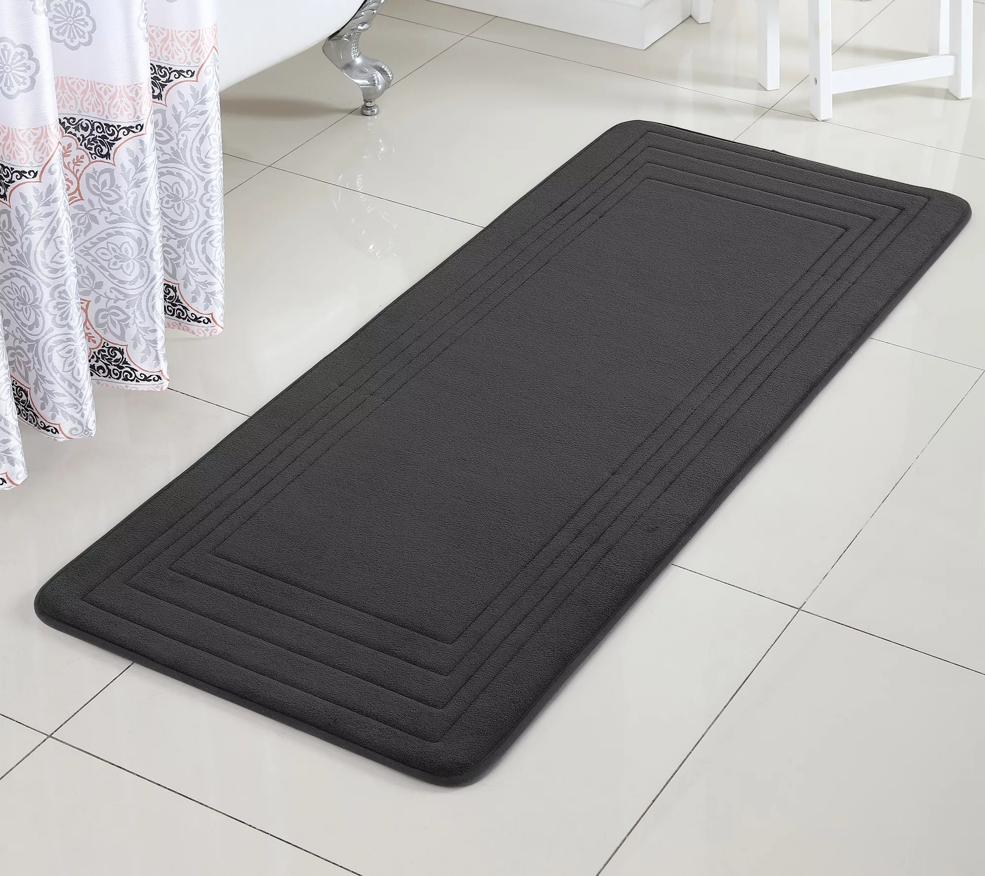 VCNY Home Hotel 24" x 60" Memory Foam Bath Runner