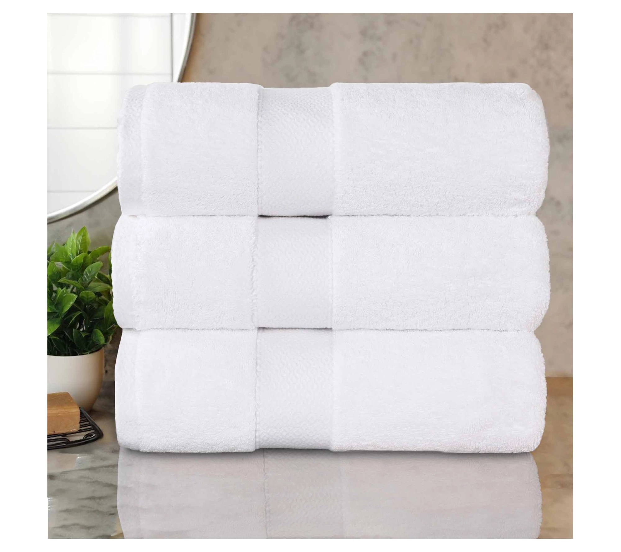 Superior Niles Egyptian Giza Cotton UltraPlush3PC Bath Towel